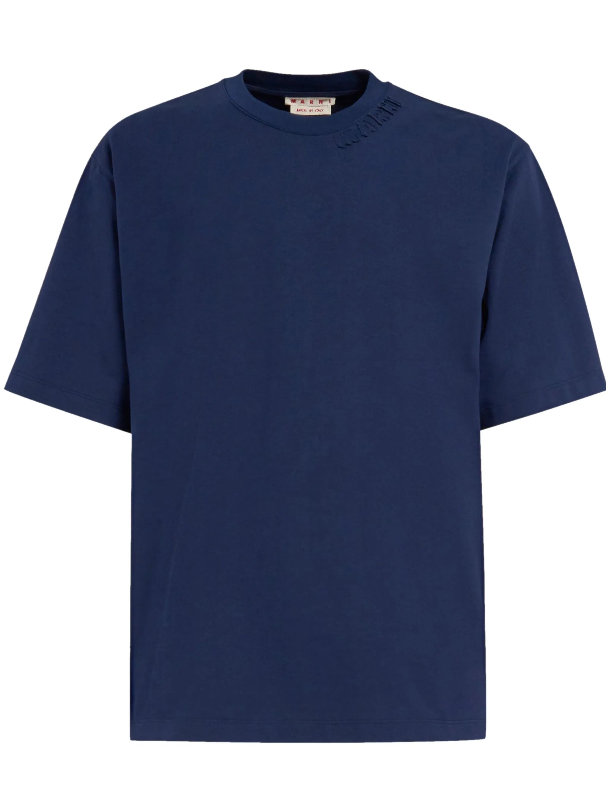 logo-patch cotton T-shirt
