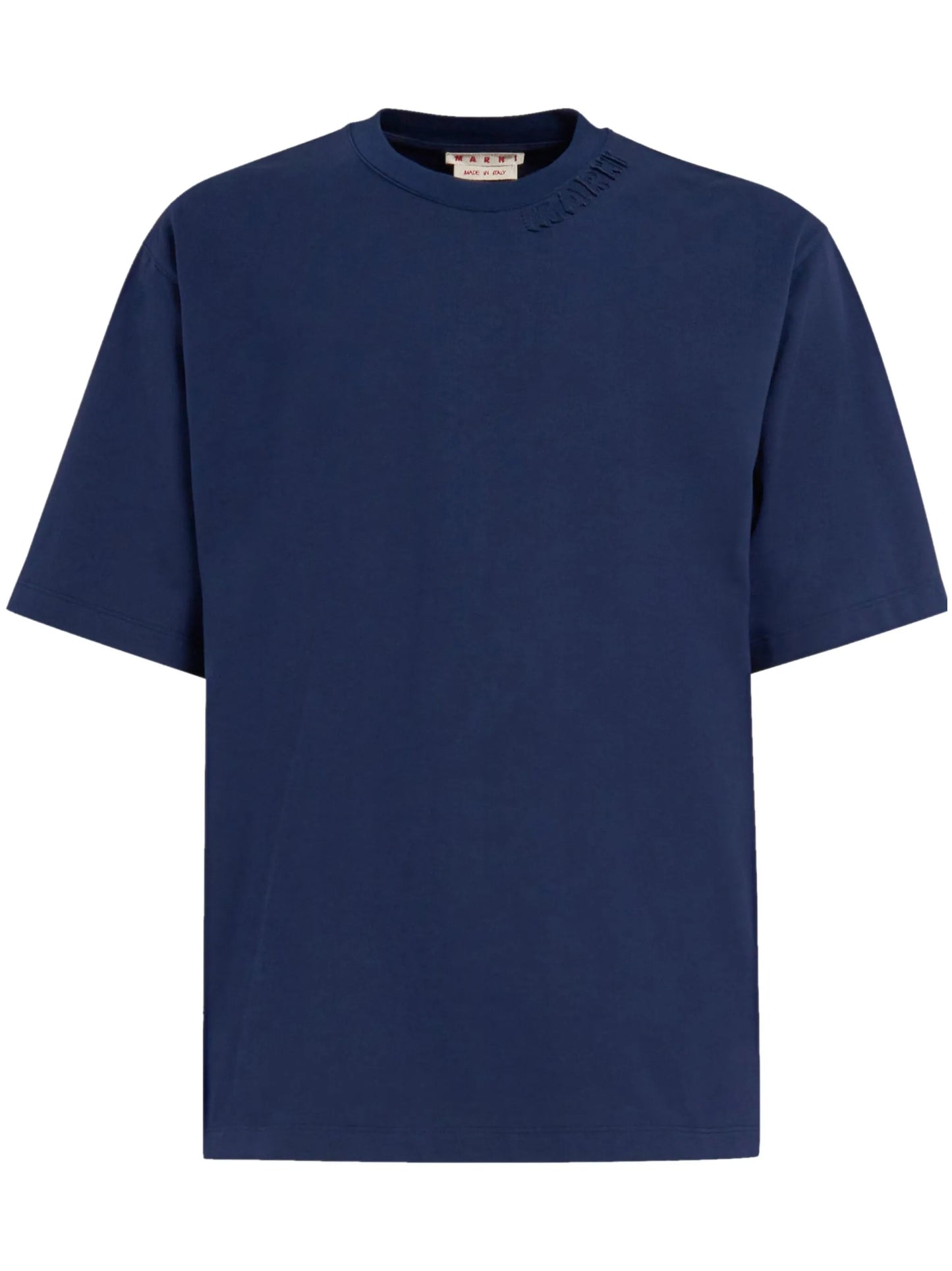logo-patch cotton T-shirt