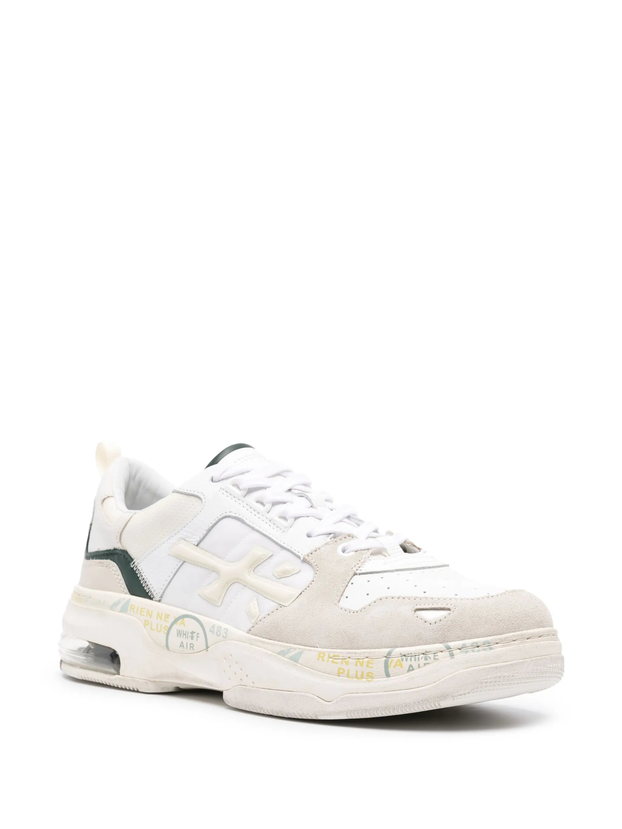 Drake lace-up leather sneakers