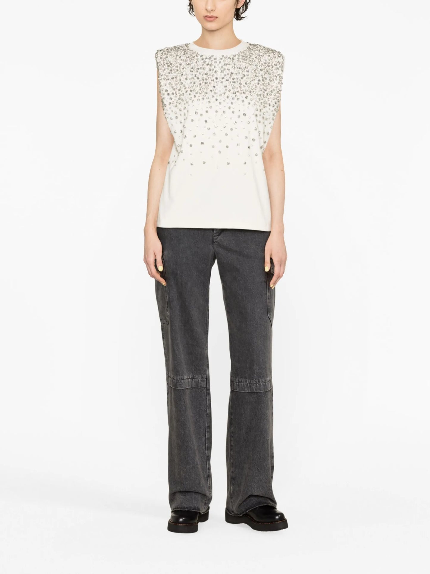 x Suki Waterhouse embellished top