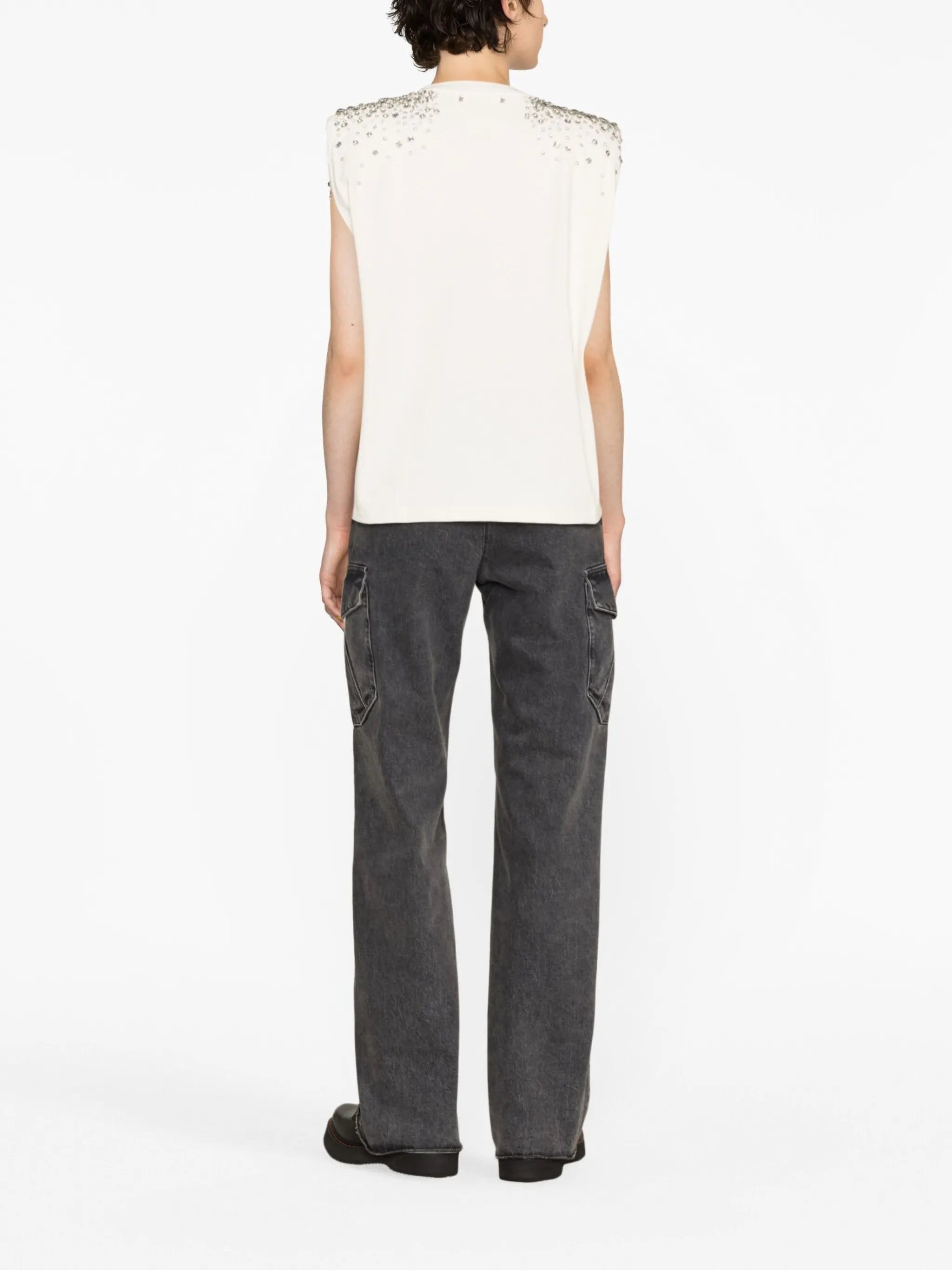 x Suki Waterhouse embellished top