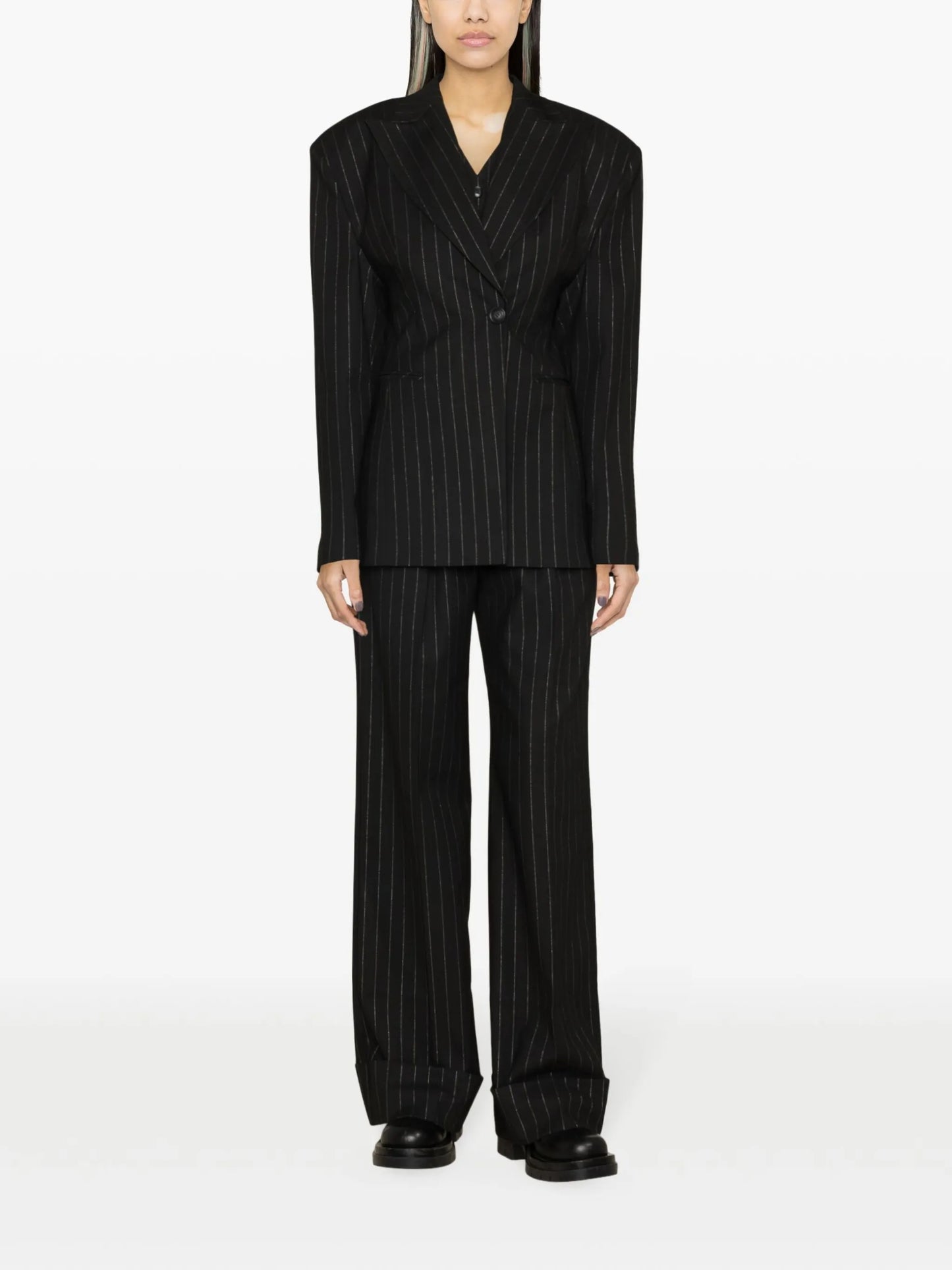 Ottavia Hourglass pinstripe blazer