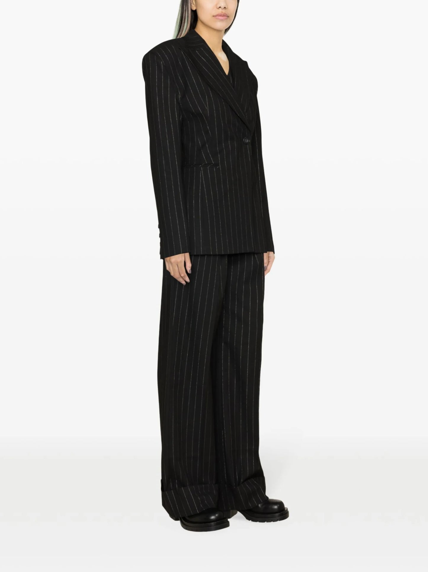 Ottavia Hourglass pinstripe blazer