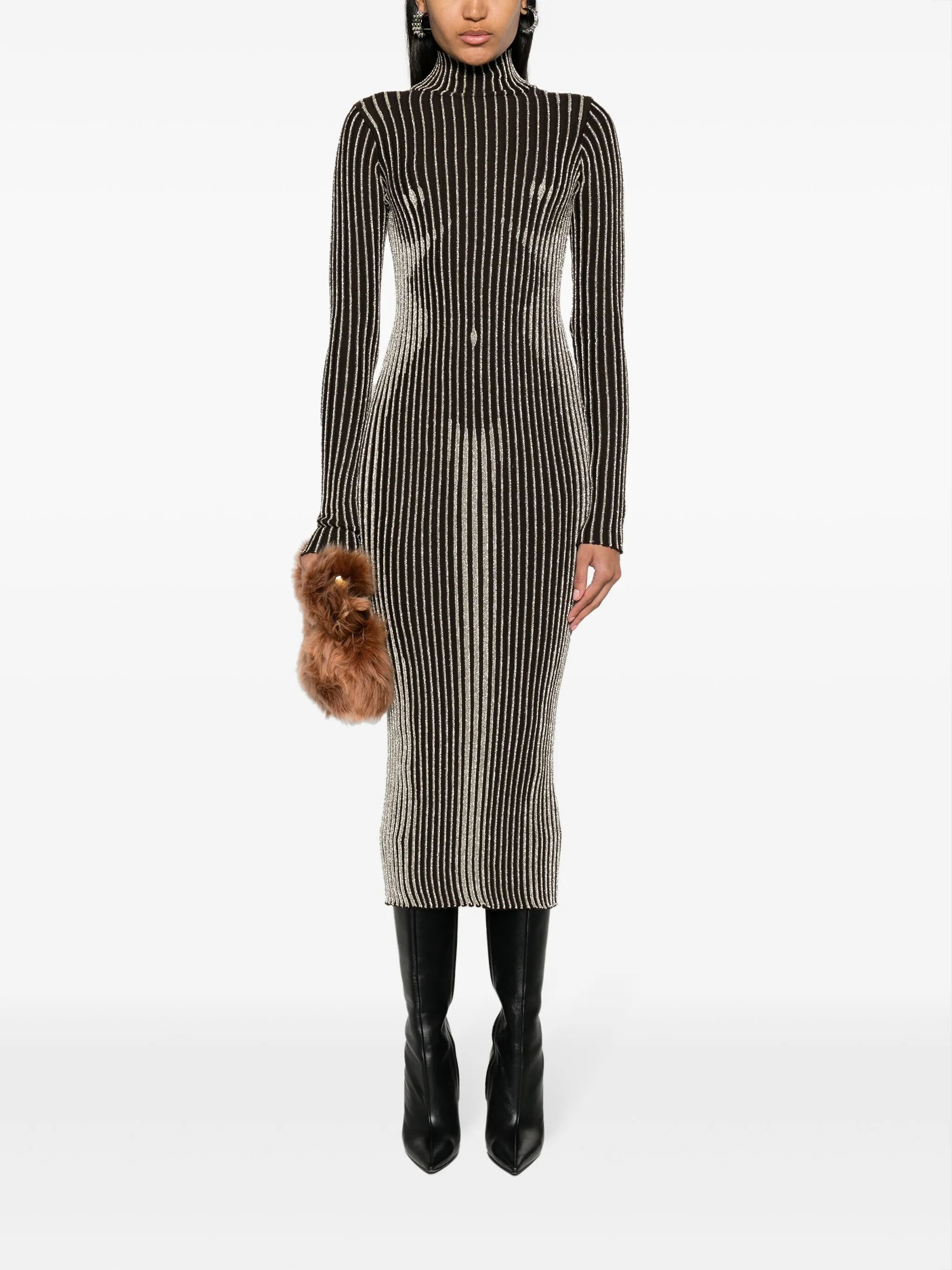 The Body Morphing knitted dress