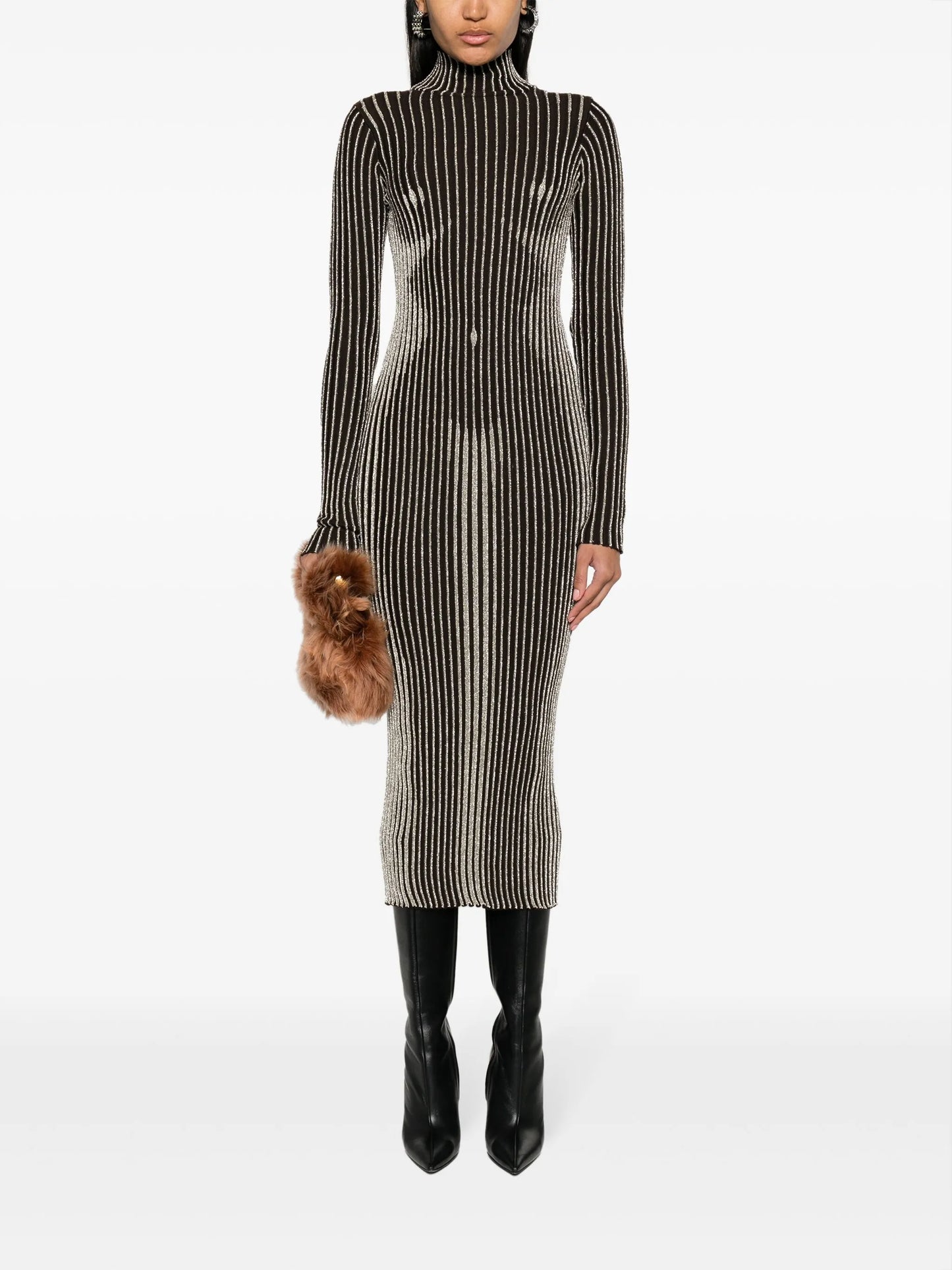 The Body Morphing knitted dress