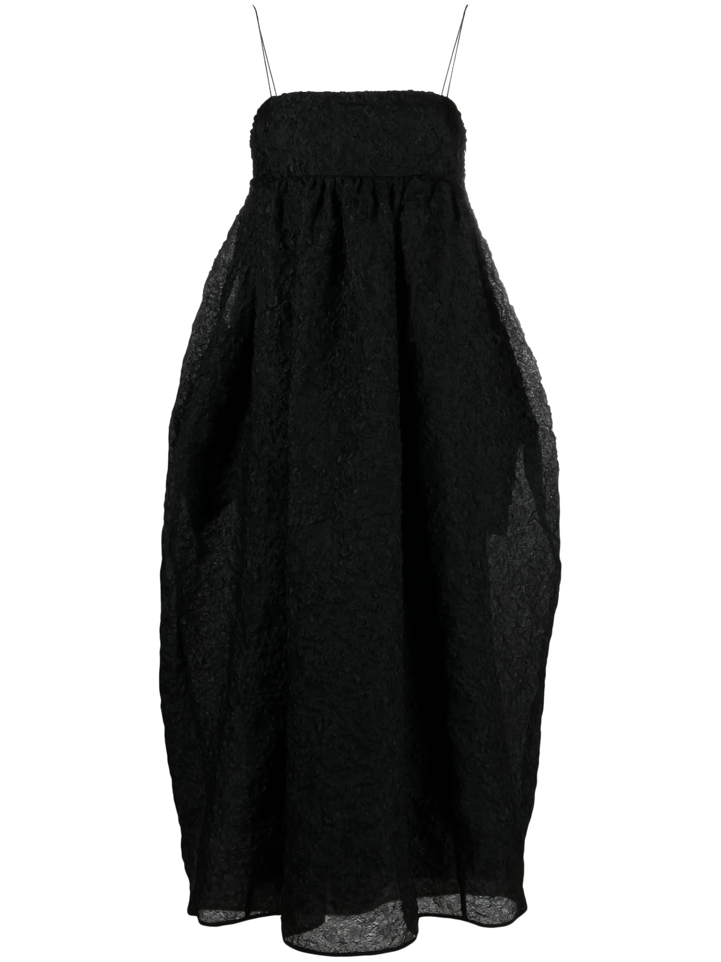 Vilma matelassé midi dress