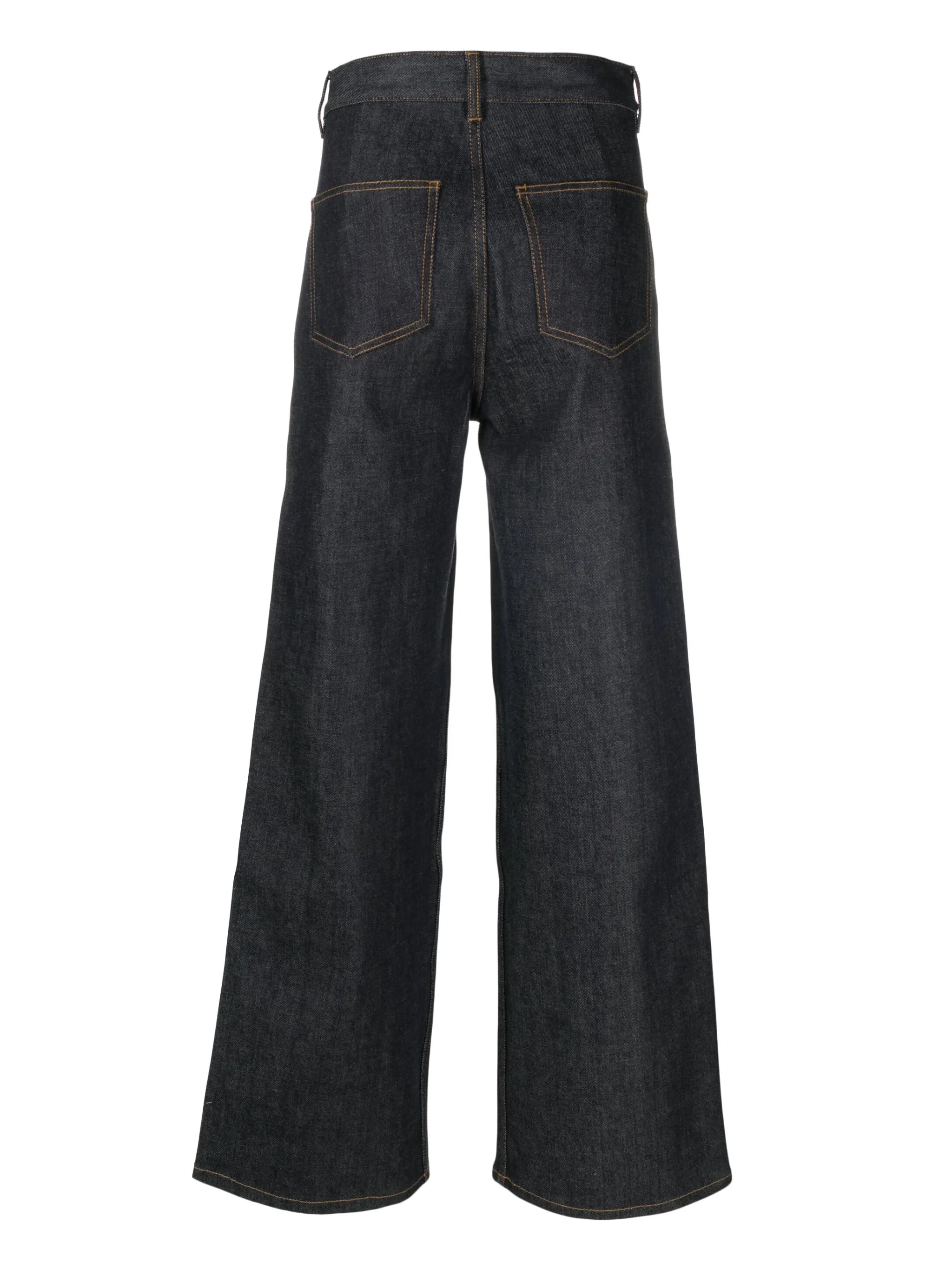 Virginia high-rise wide-leg jeans