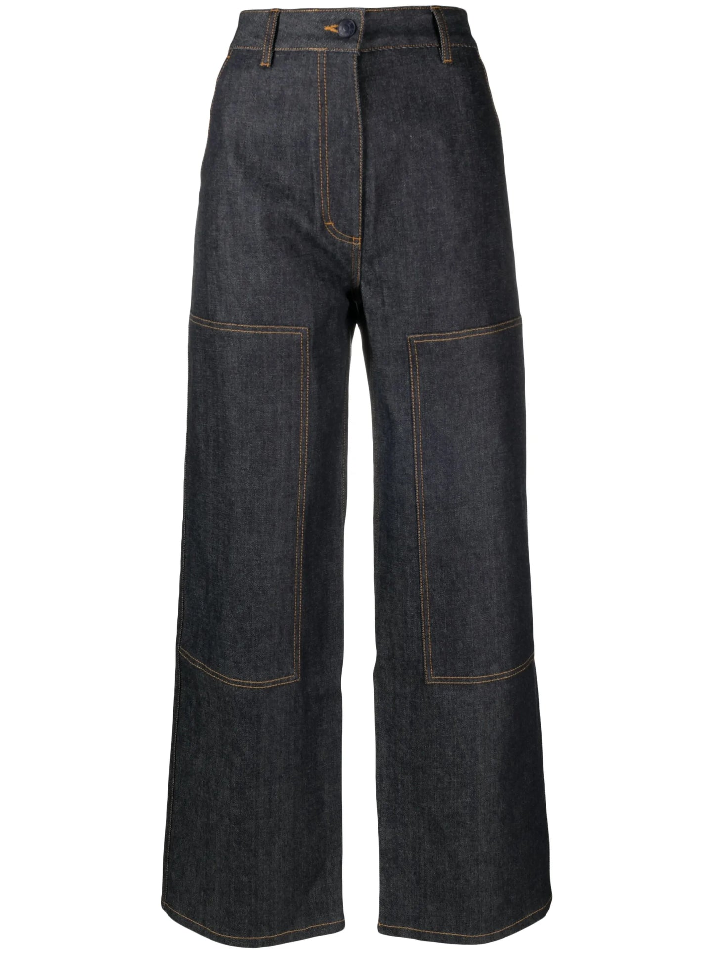 Virginia high-rise wide-leg jeans