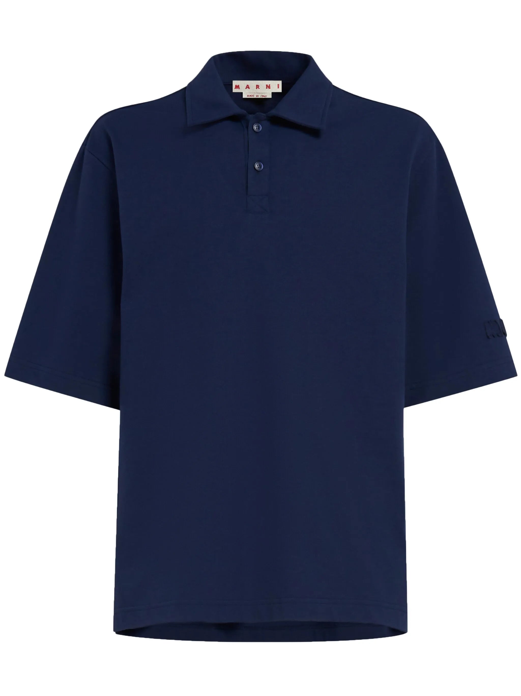 logo-patch cotton polo shirt