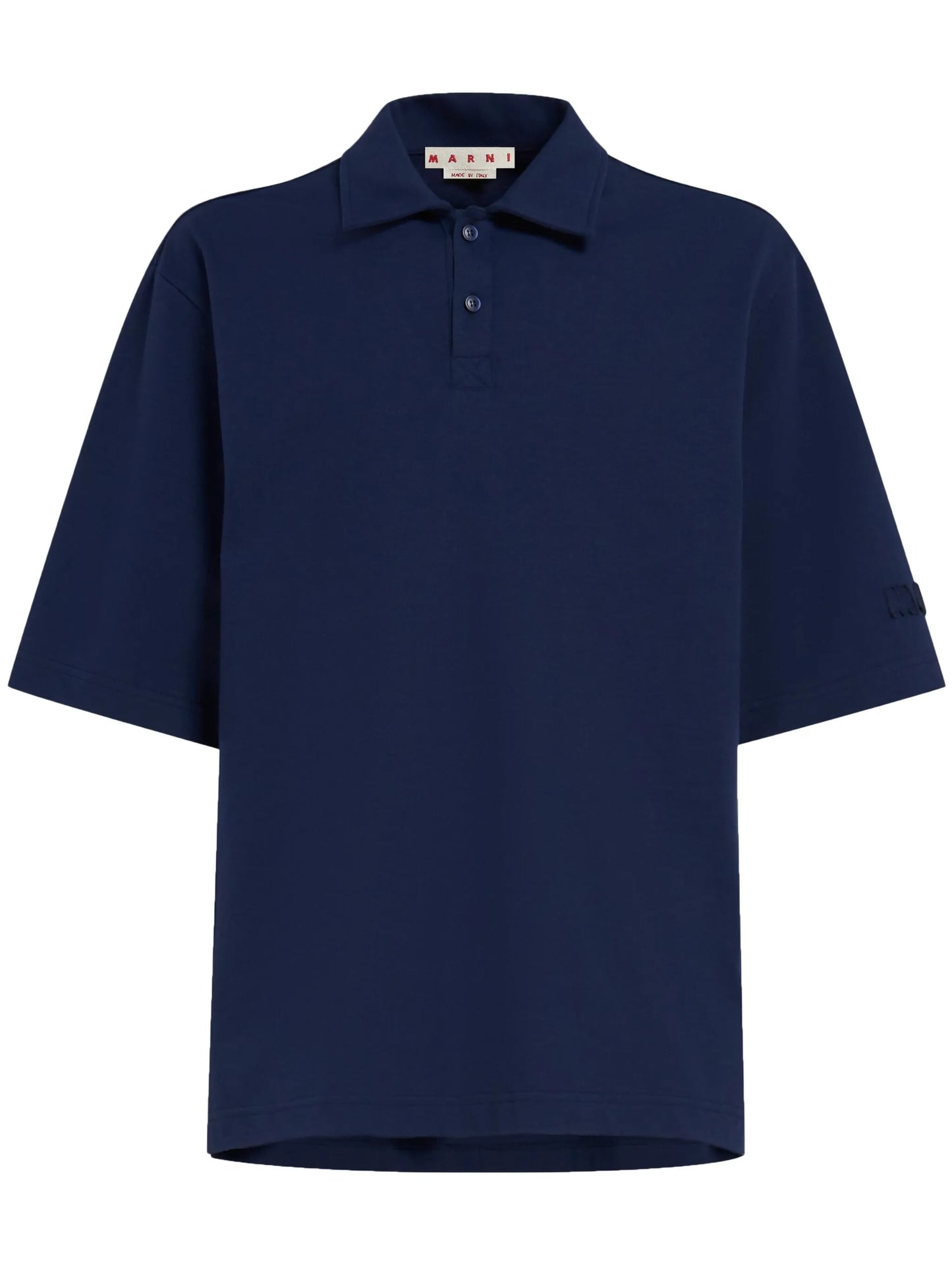 logo-patch cotton polo shirt