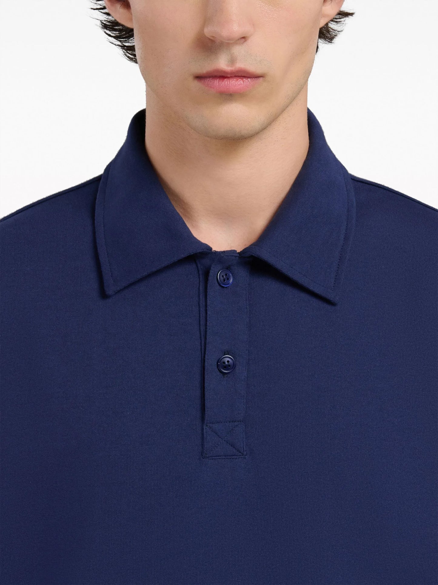 logo-patch cotton polo shirt