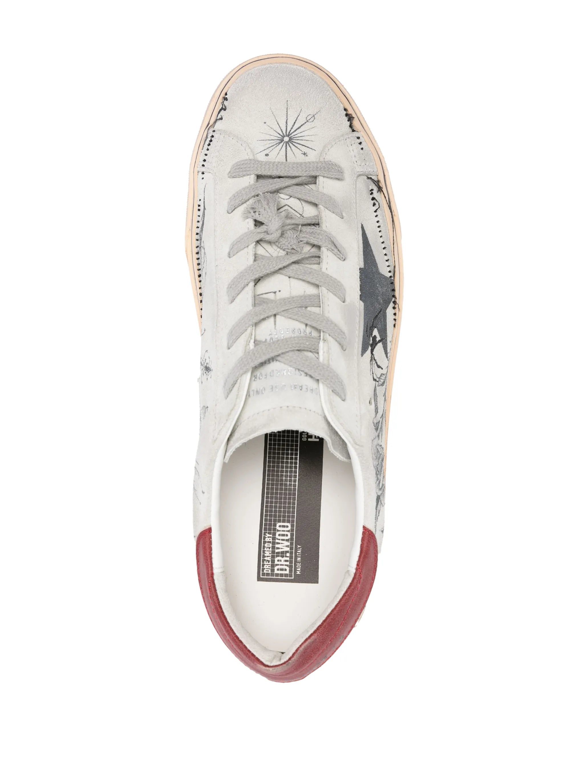 x Dr Woo Super-Star suede sneakers