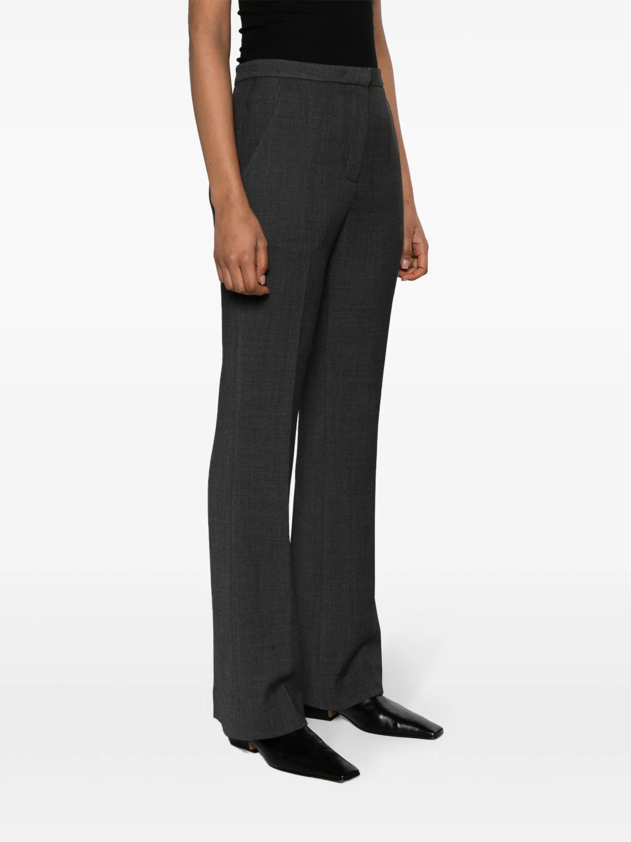 tailored bootcut trousers