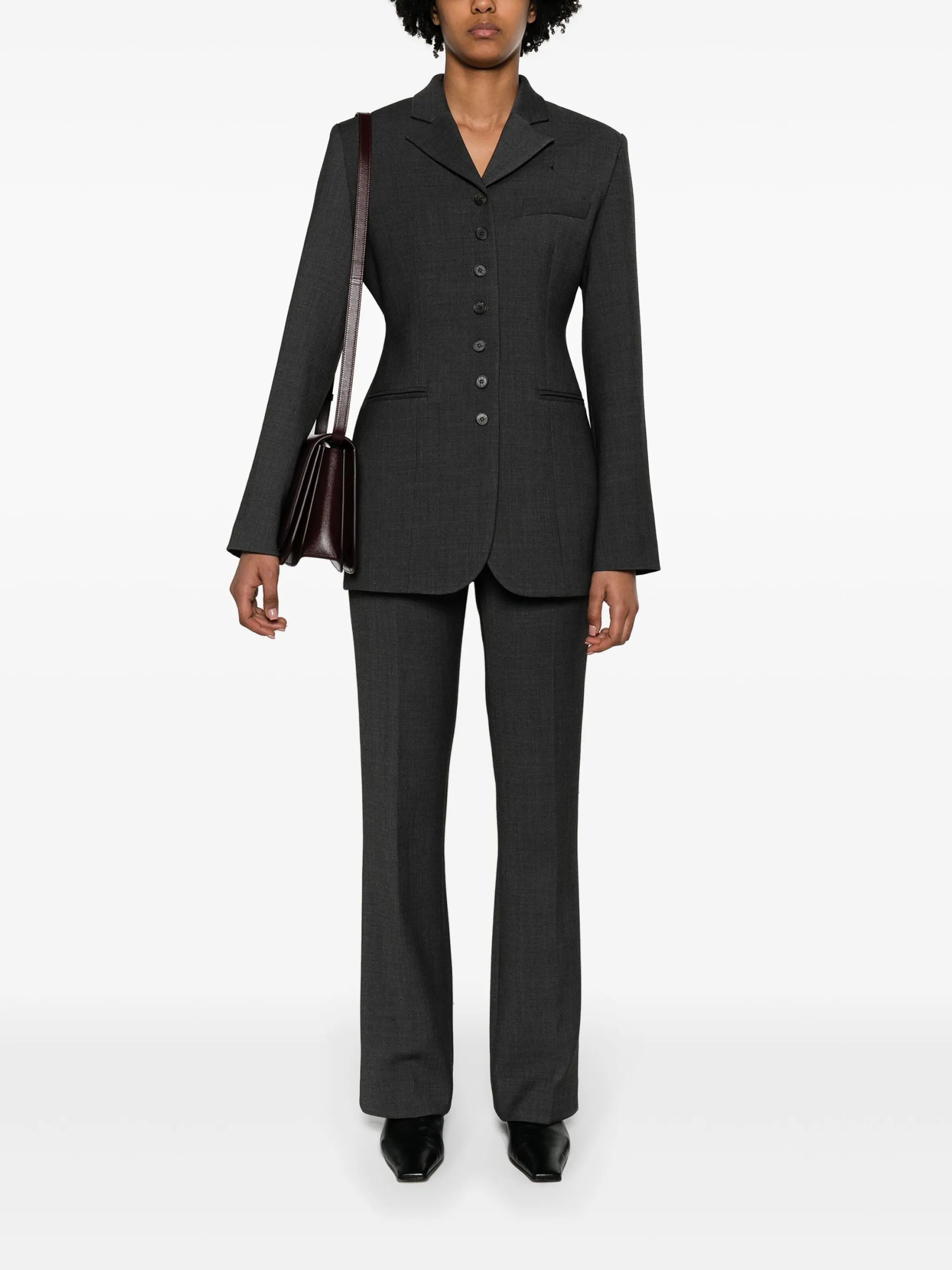 tailored bootcut trousers