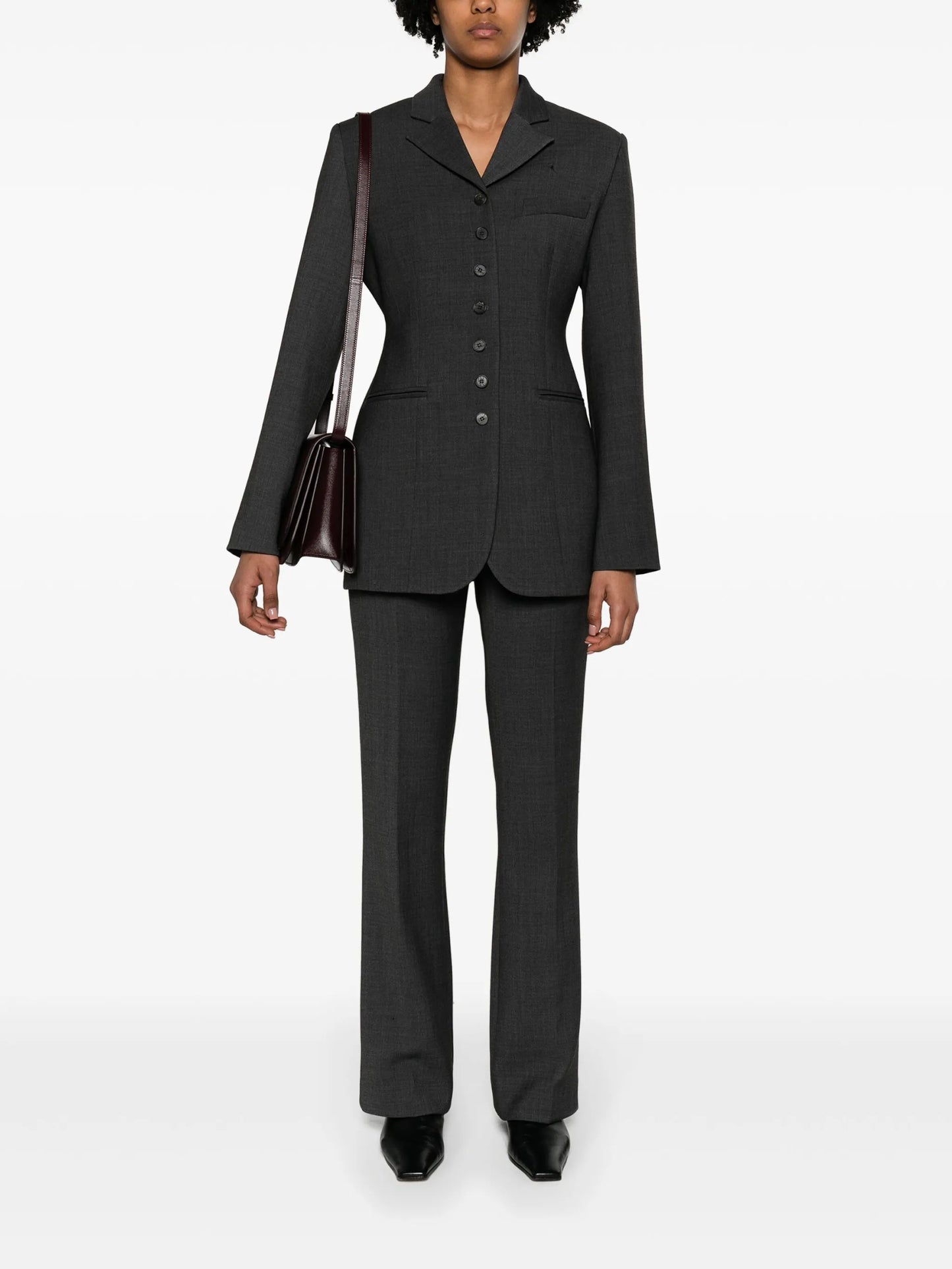 tailored bootcut trousers