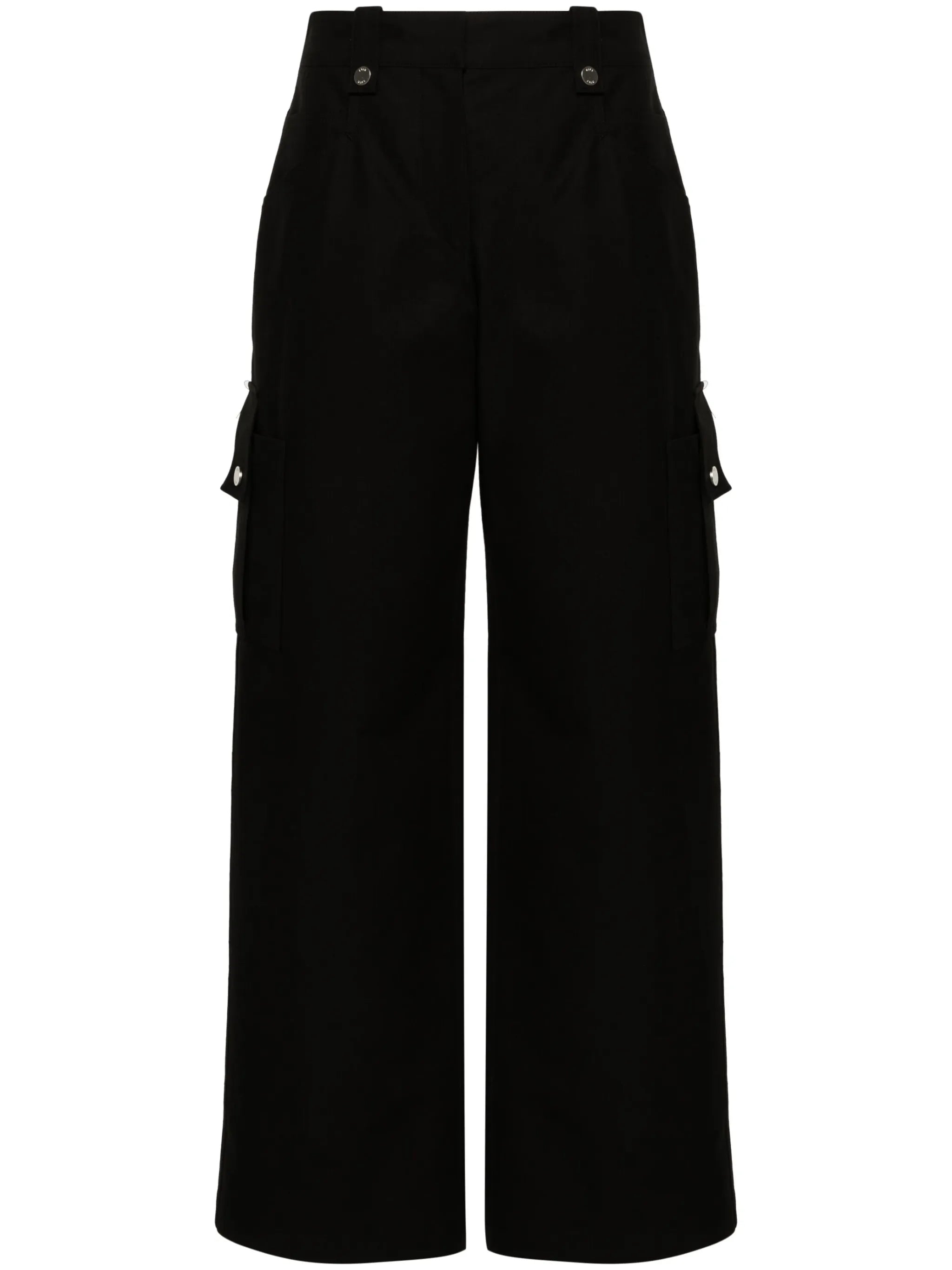 wide-leg cargo trousers
