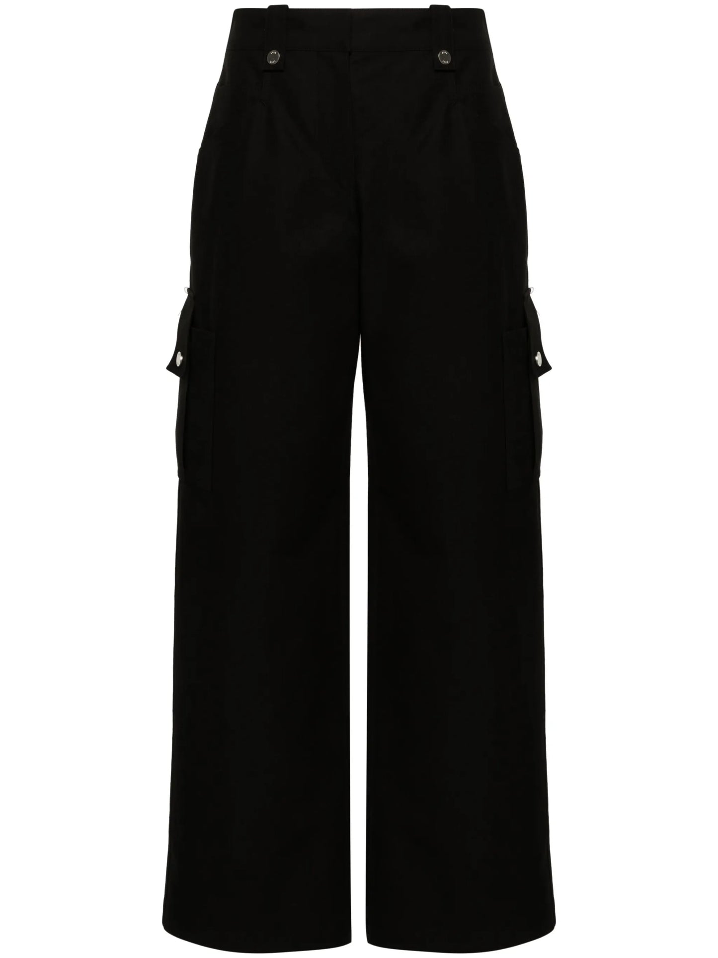 wide-leg cargo trousers