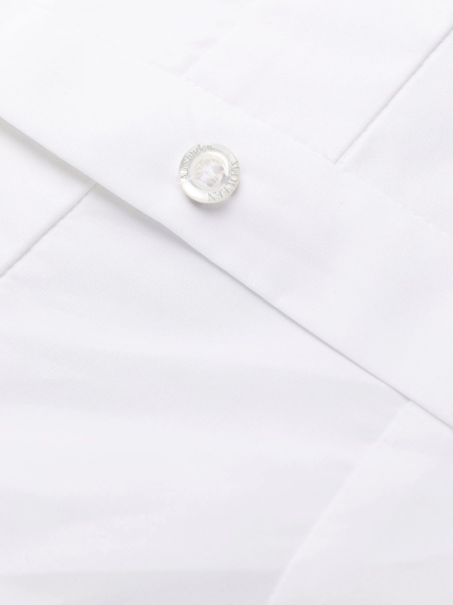 cold-shoulder cotton shirtdress
