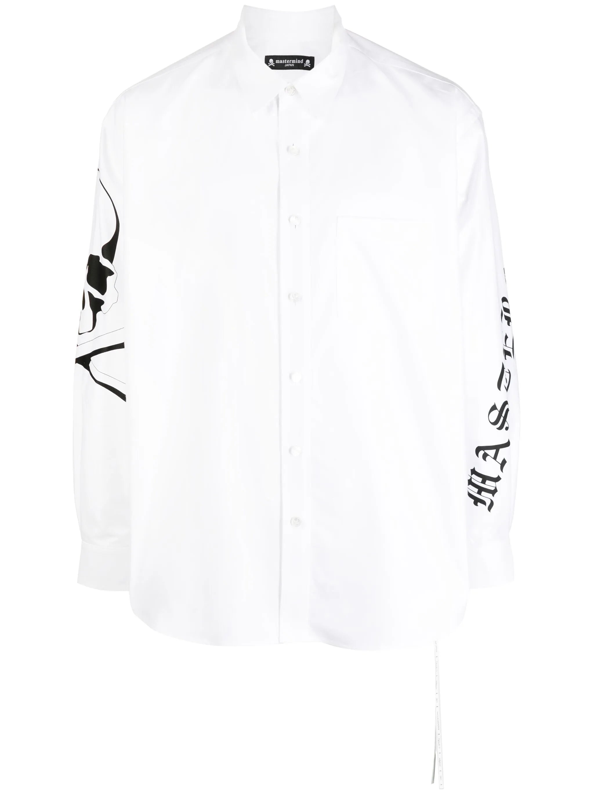 logo-print cotton shirt