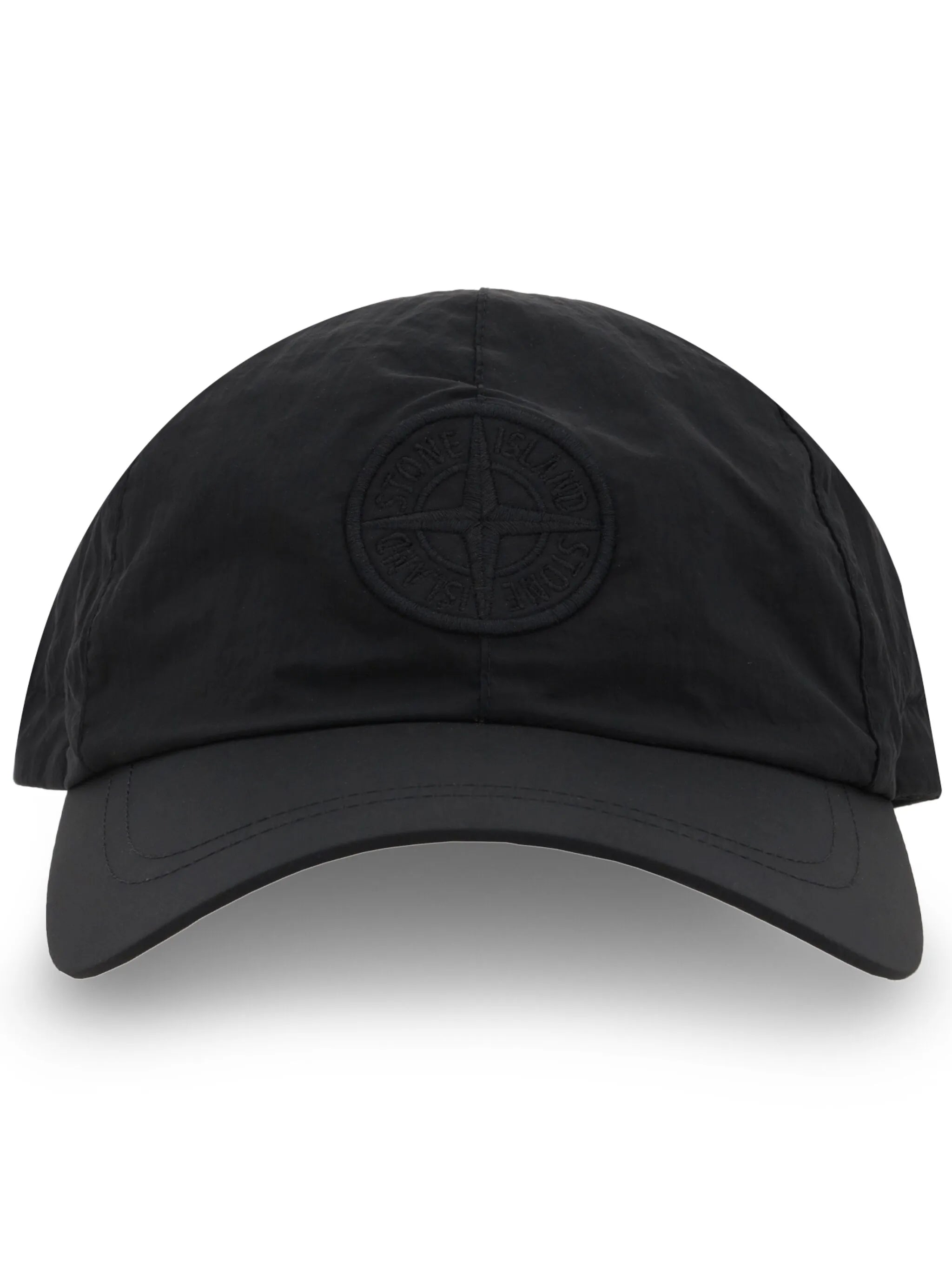 Compass-patch drawstring baseball cap