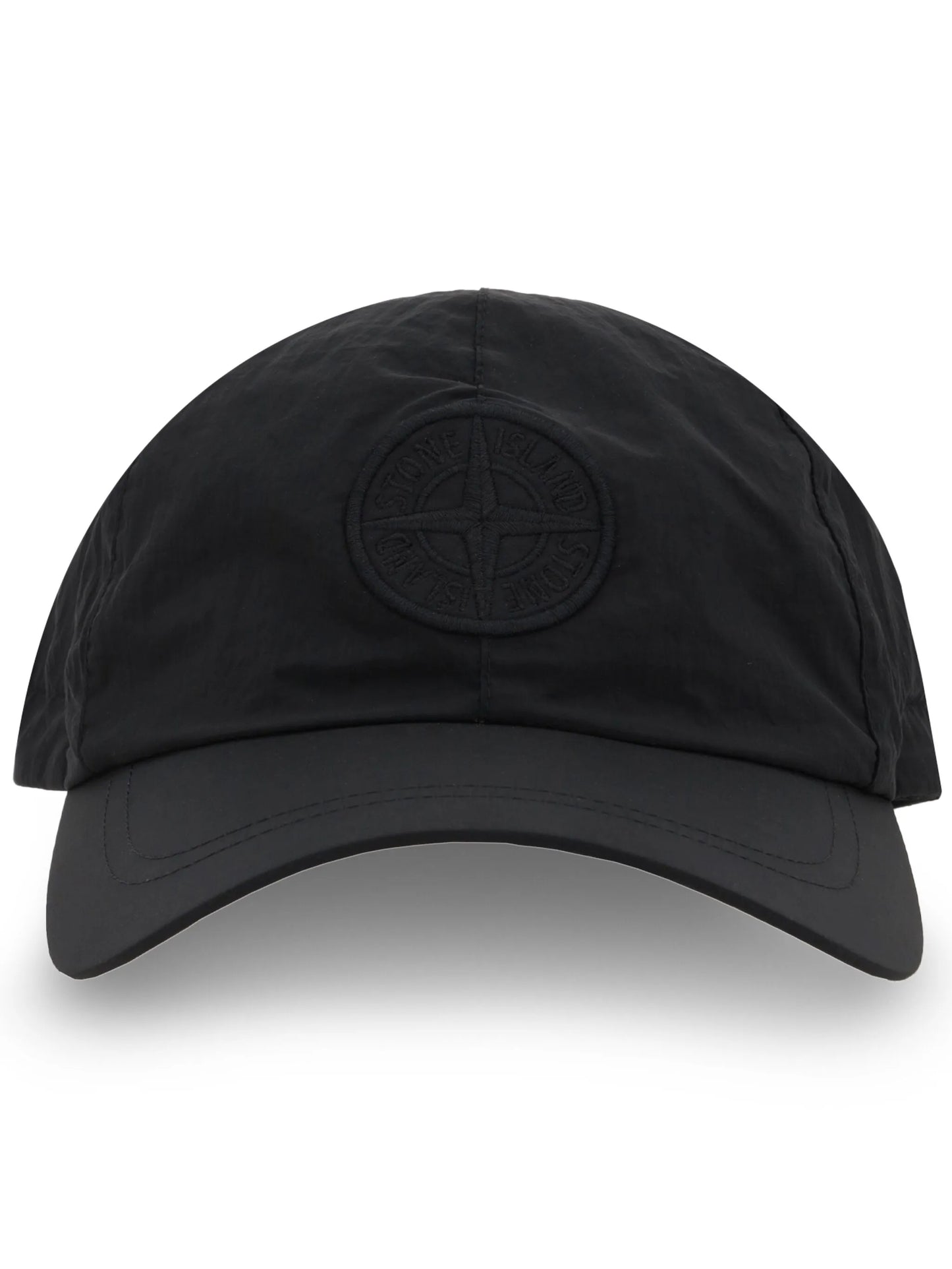 Compass-patch drawstring baseball cap