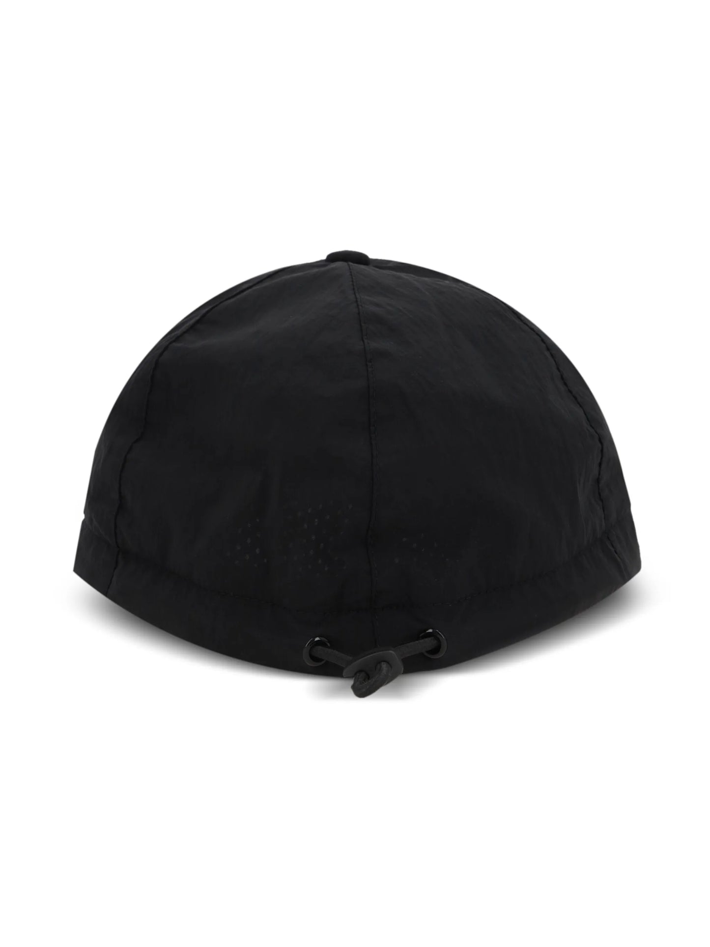 Compass-patch drawstring baseball cap