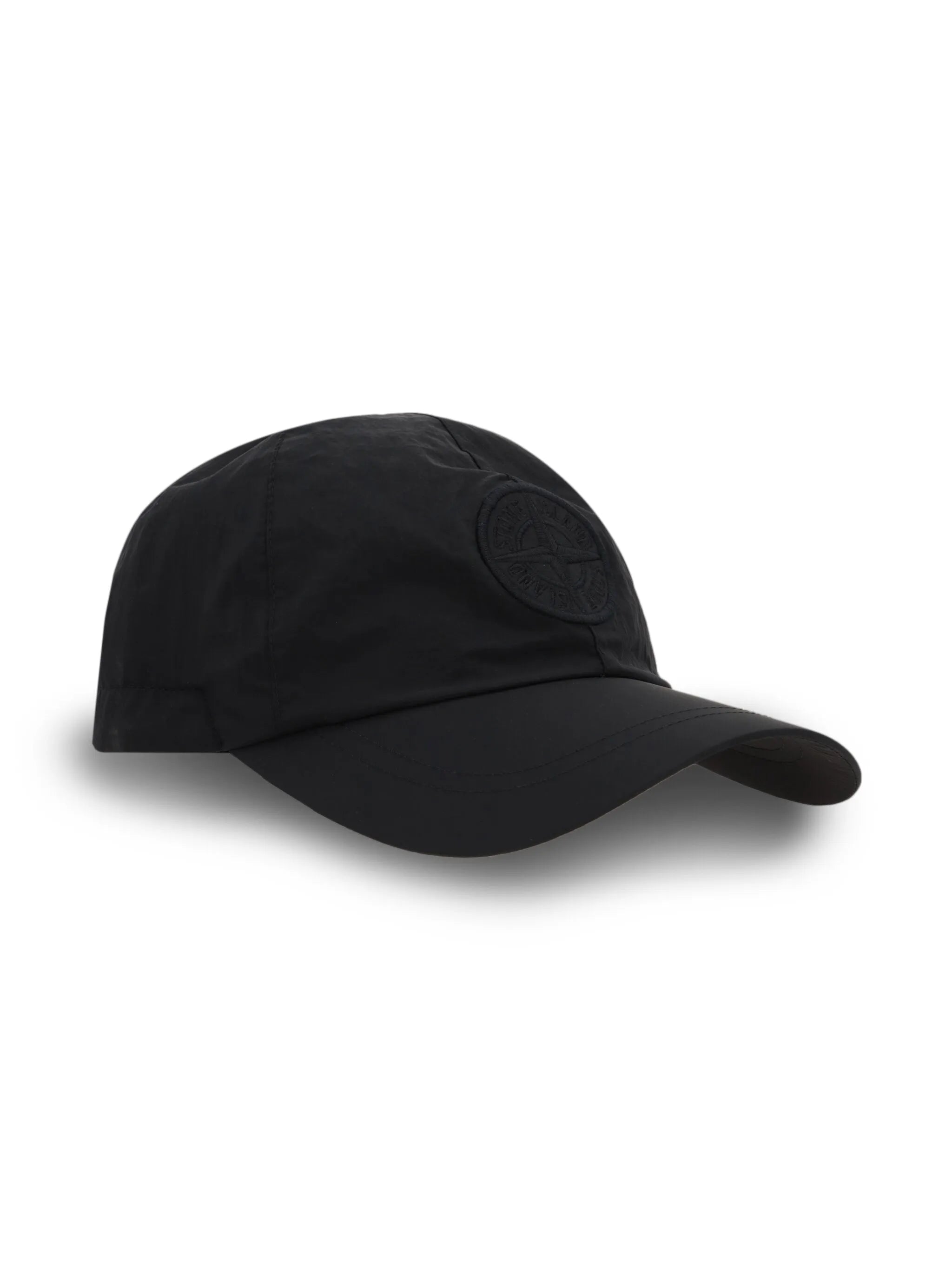 Compass-patch drawstring baseball cap