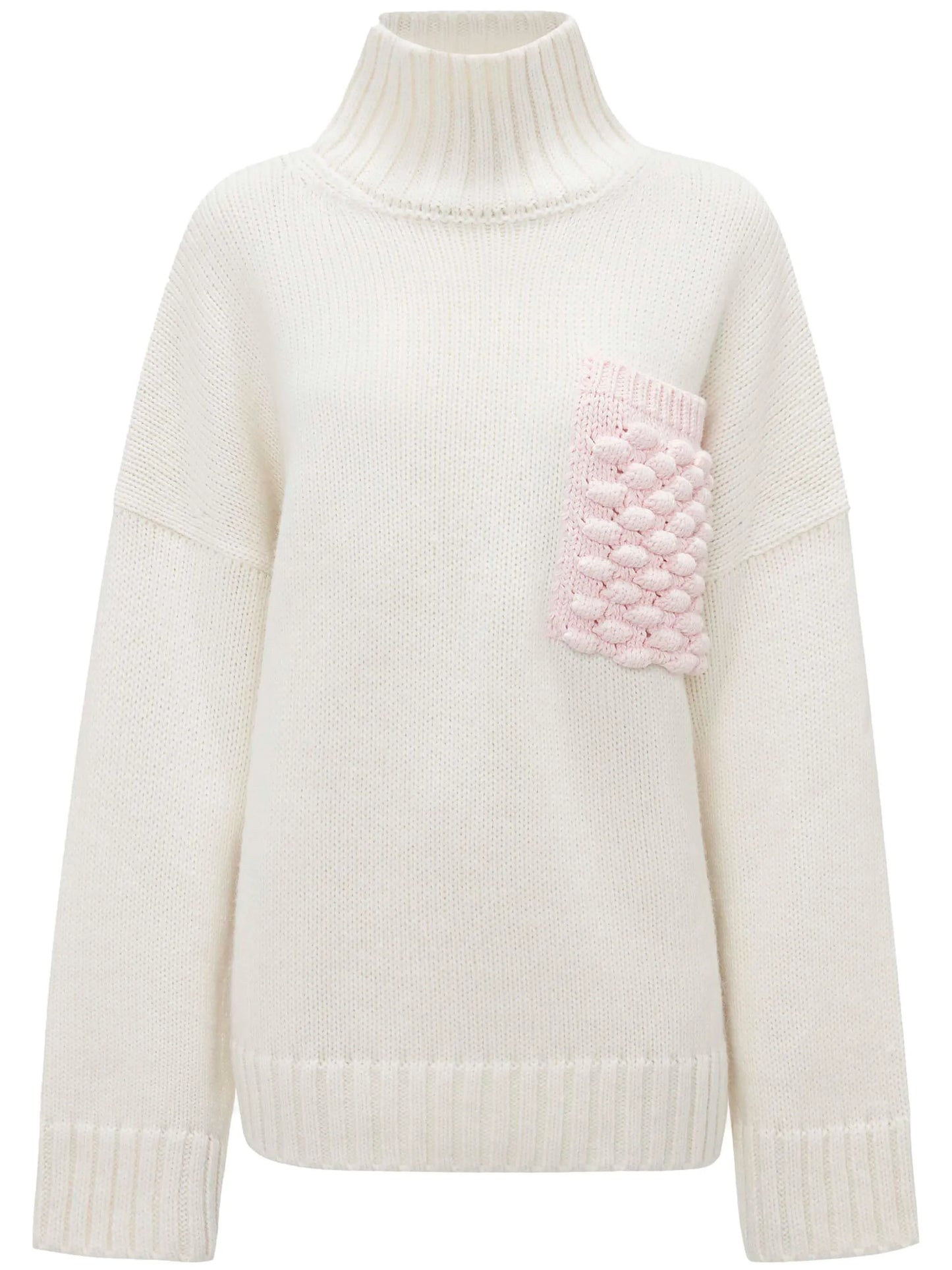popcorn-patch sweater