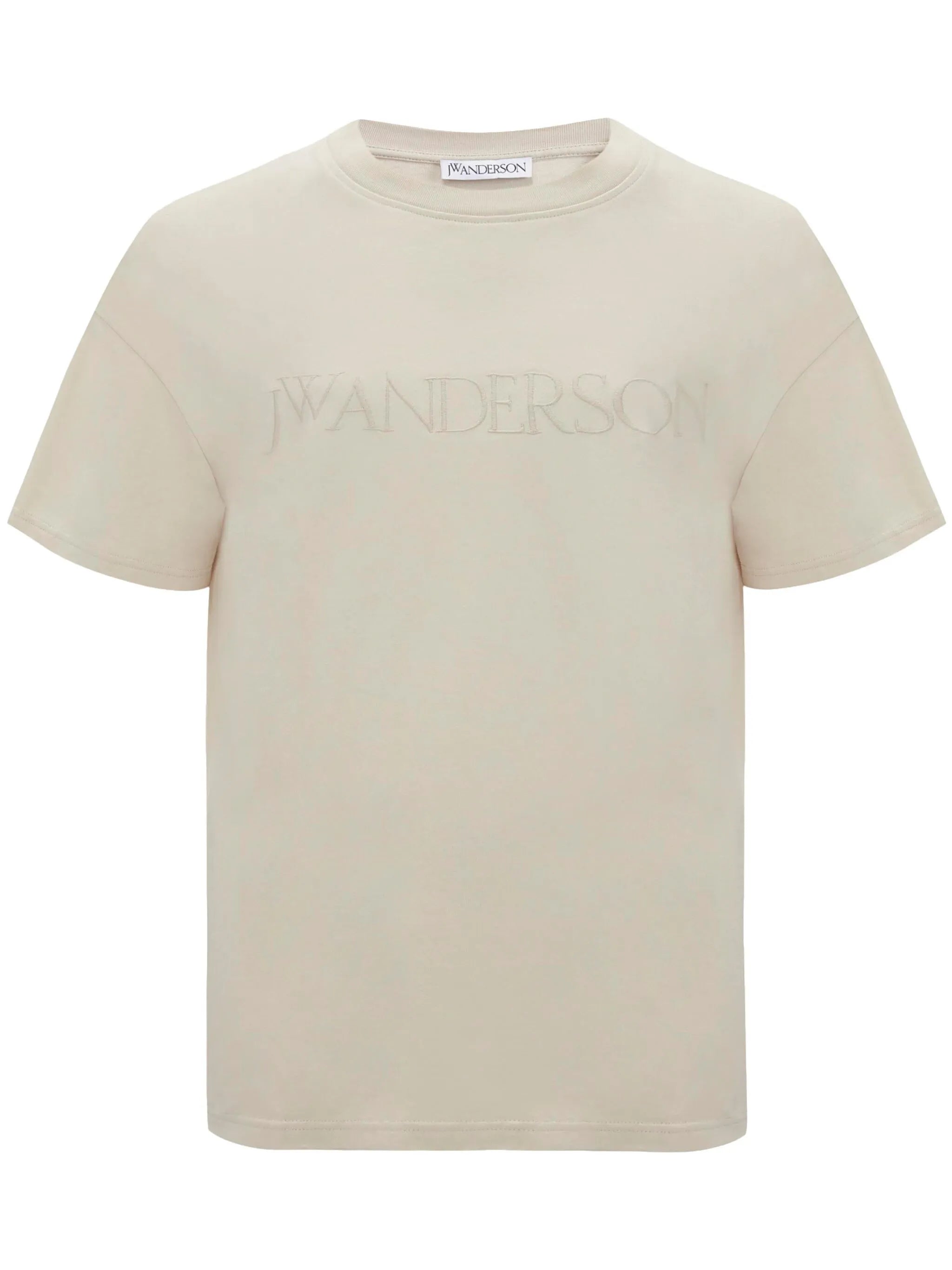logo-embroidered cotton T-shirt