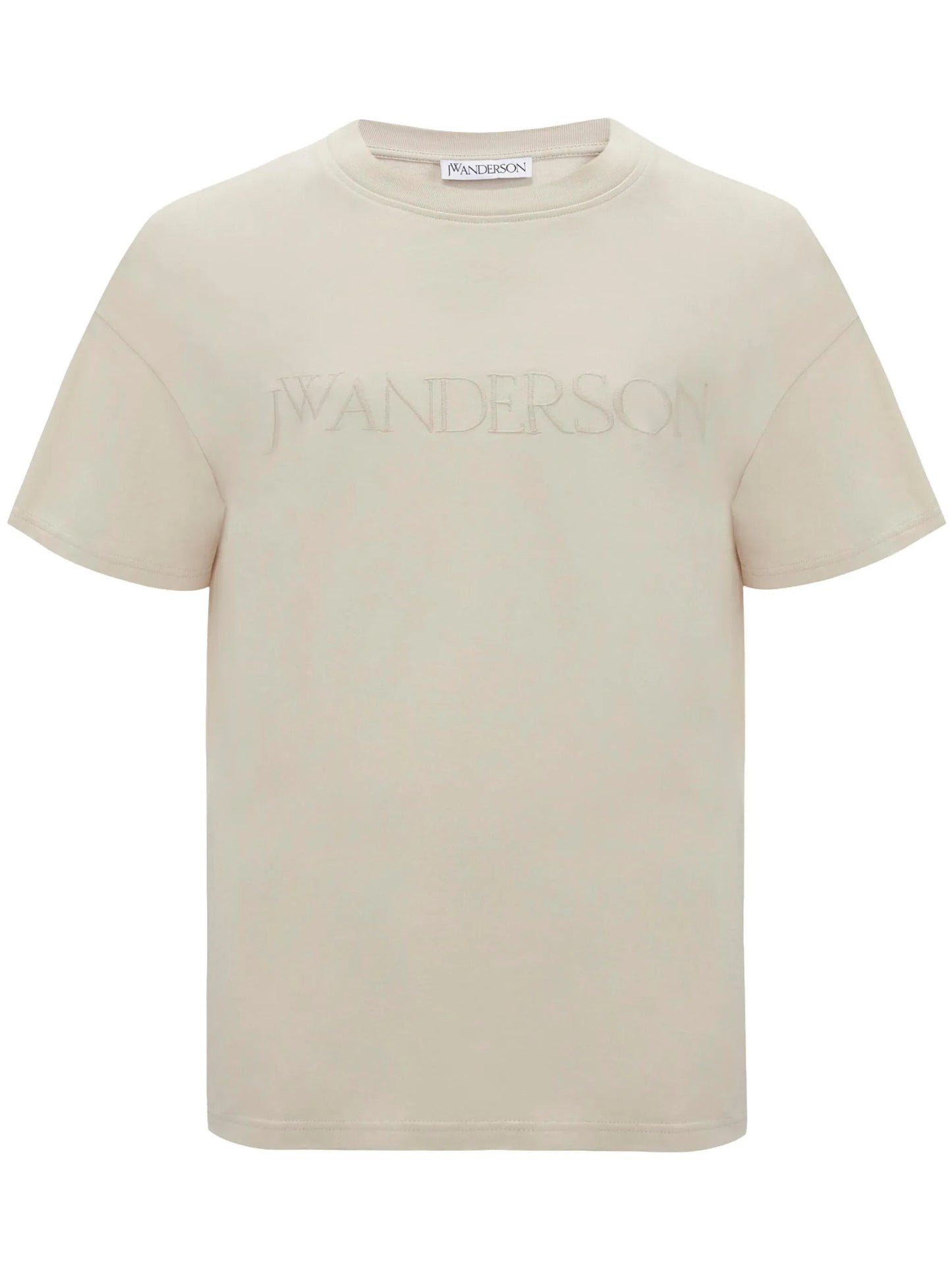 logo-embroidered cotton T-shirt