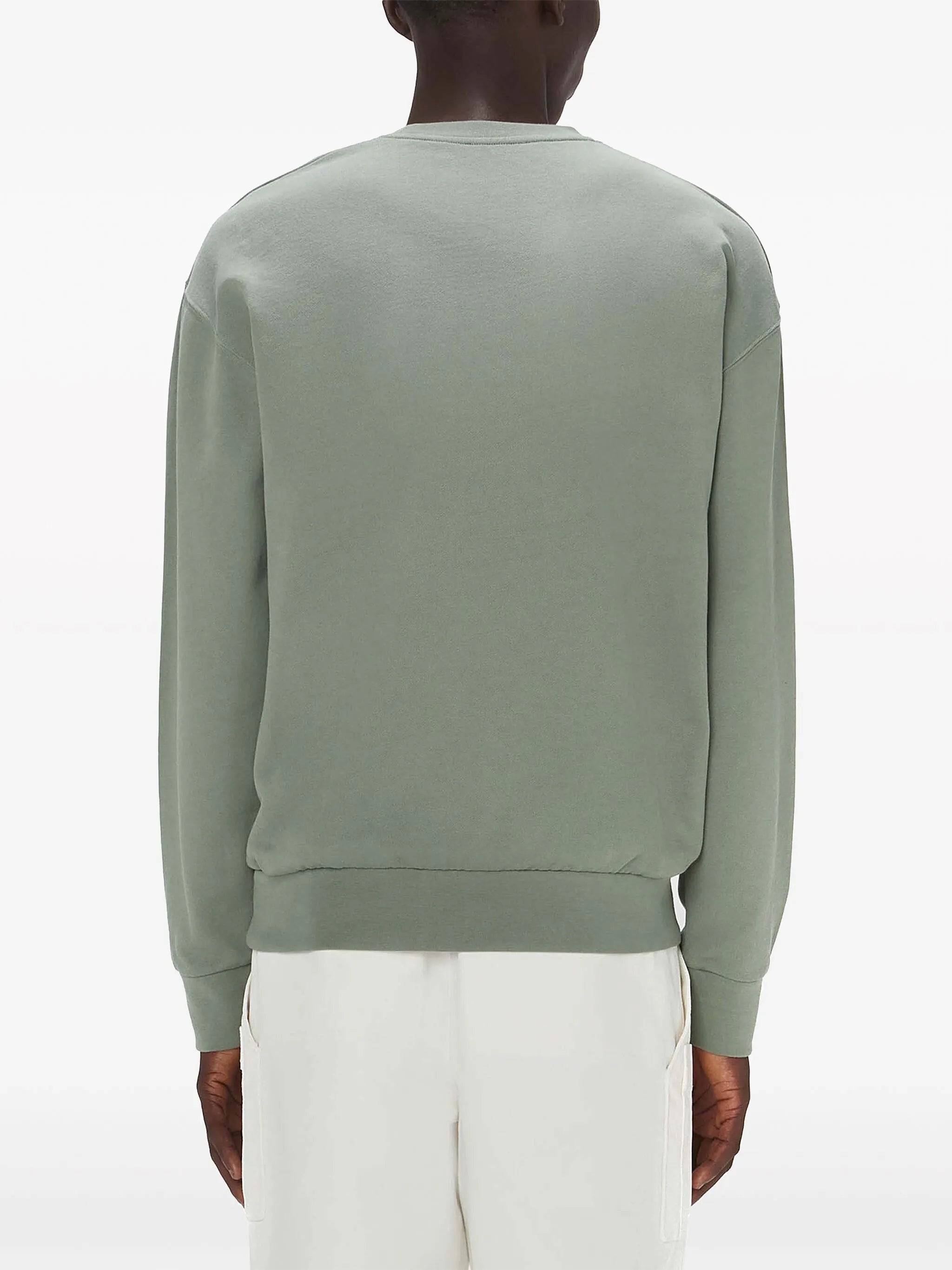 logo-embroidered cotton sweatshirt