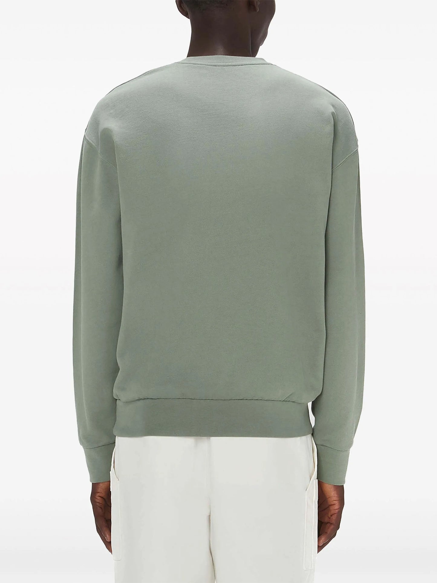 logo-embroidered cotton sweatshirt