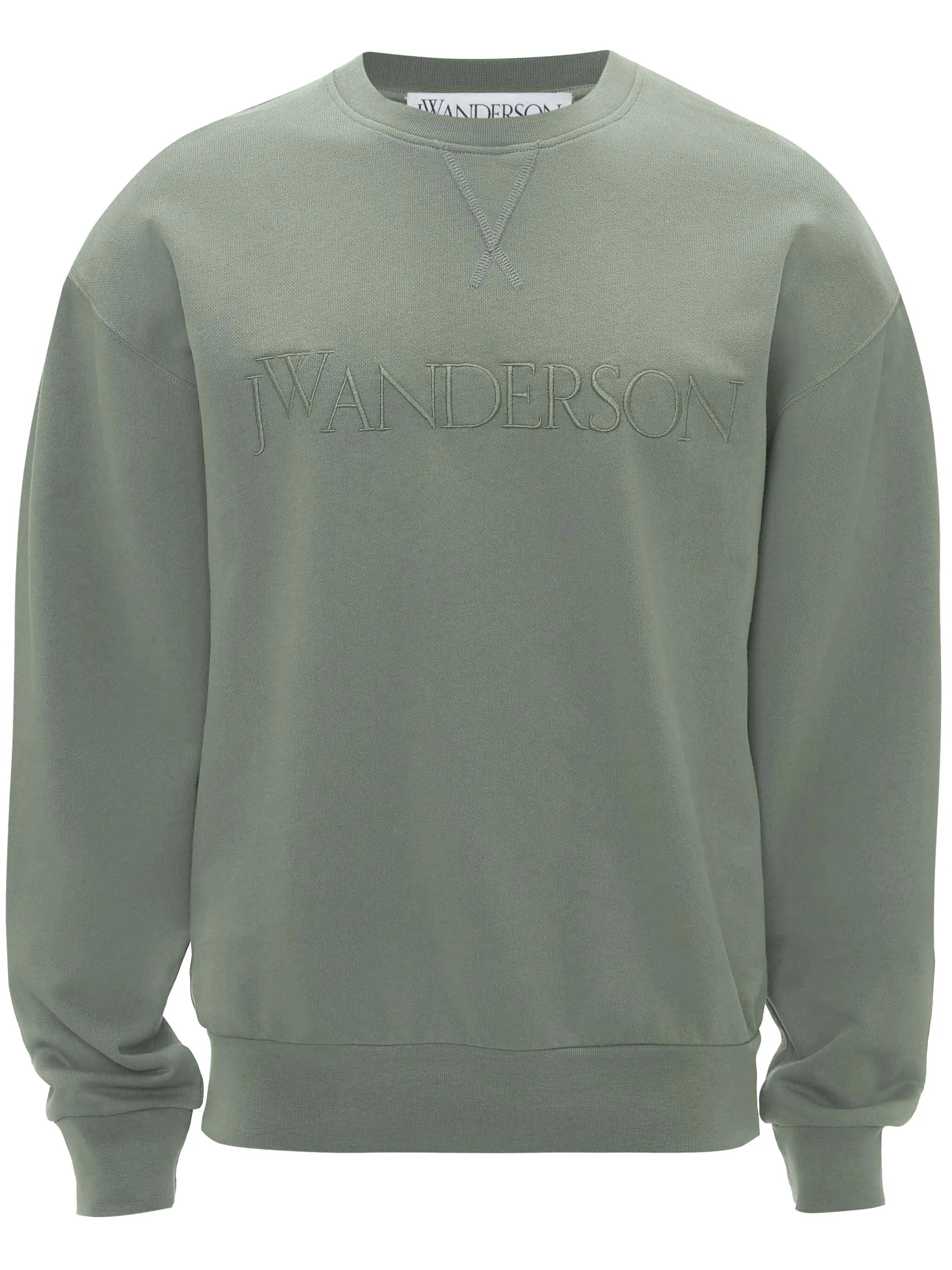 logo-embroidered cotton sweatshirt