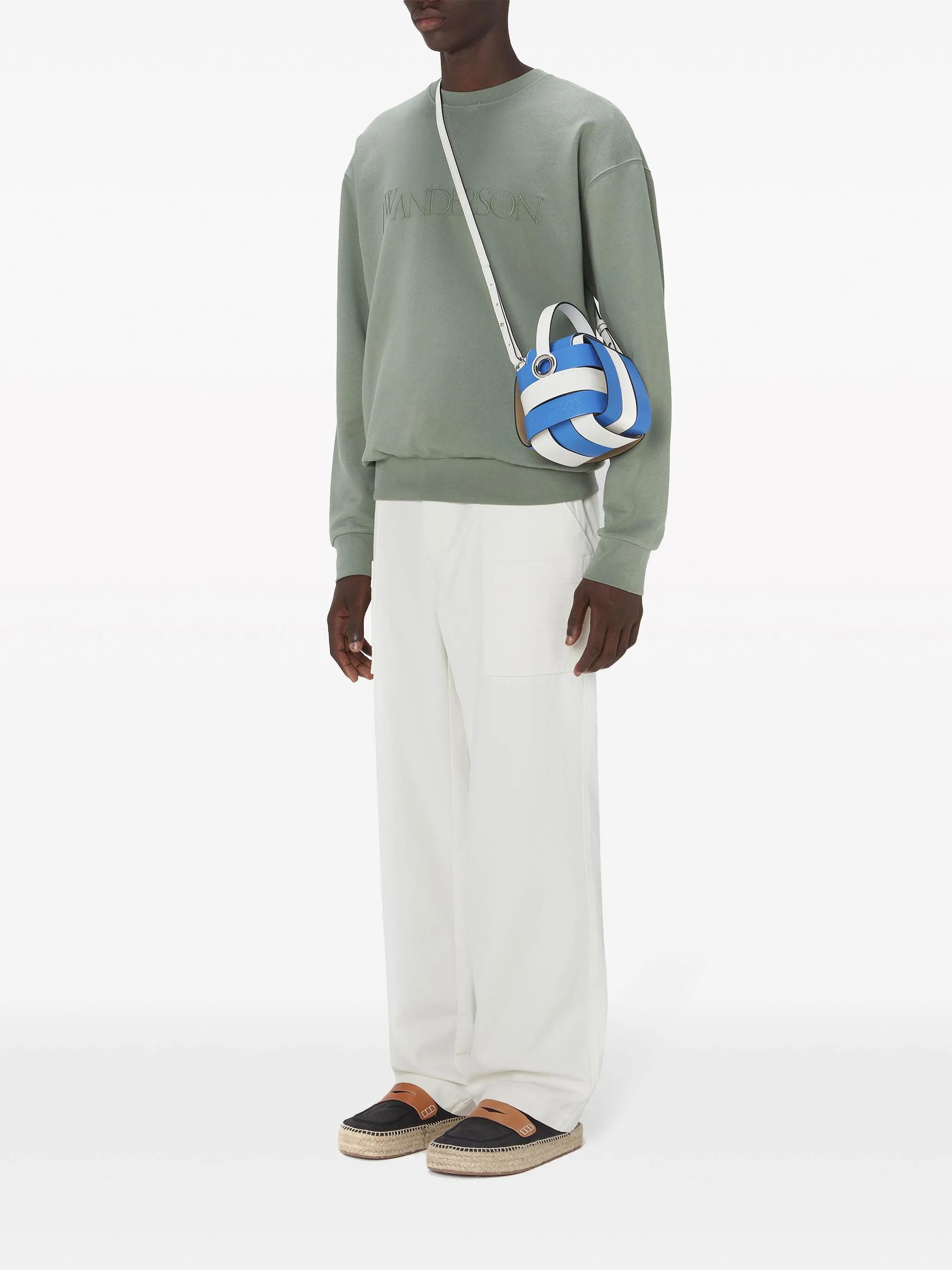 logo-embroidered cotton sweatshirt