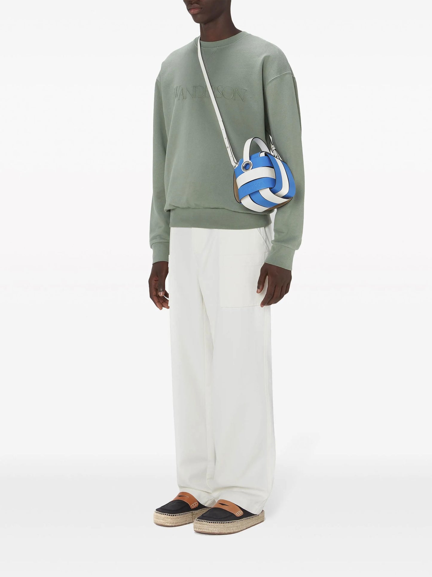 logo-embroidered cotton sweatshirt