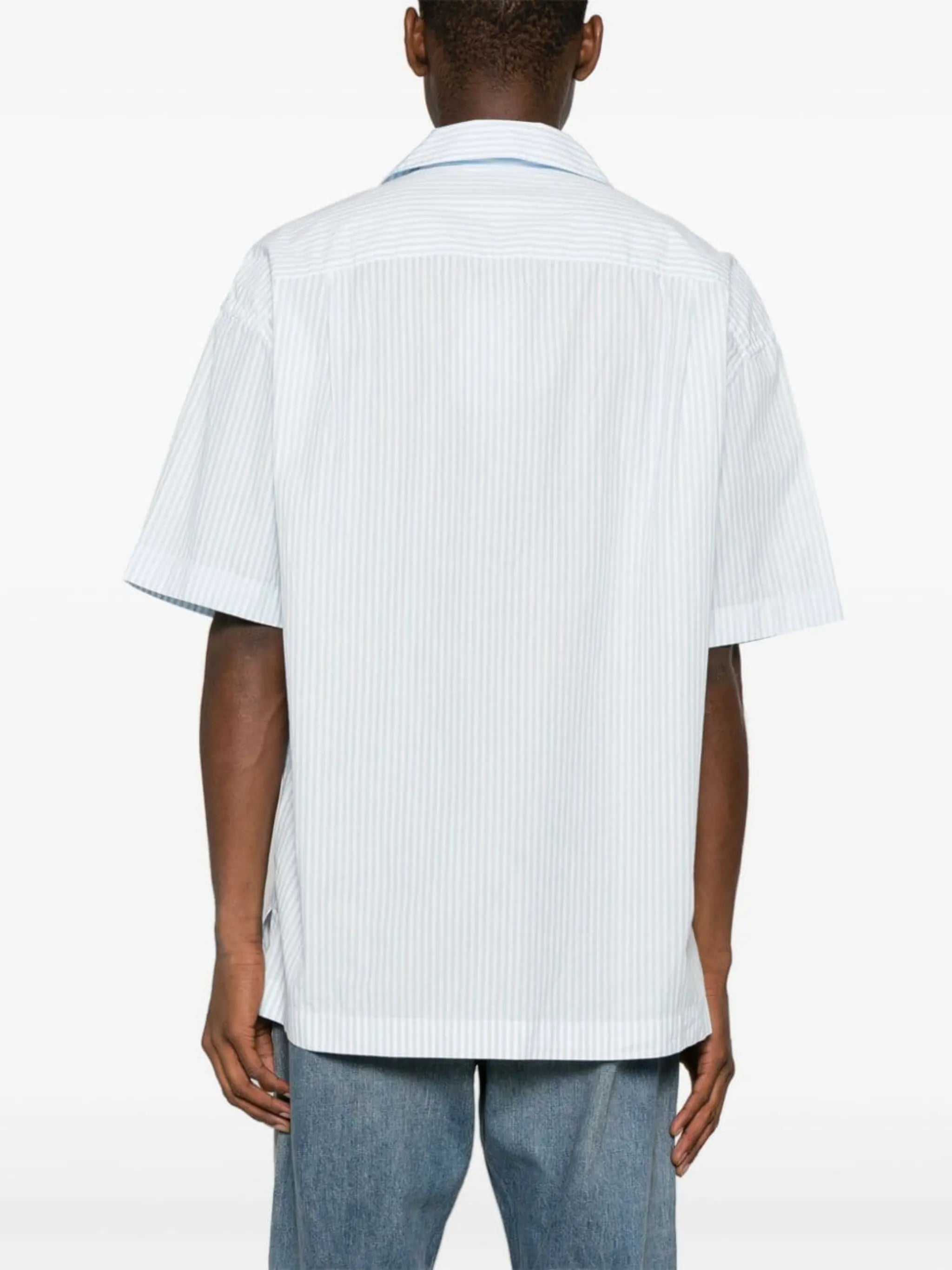 grape-print cotton shirt