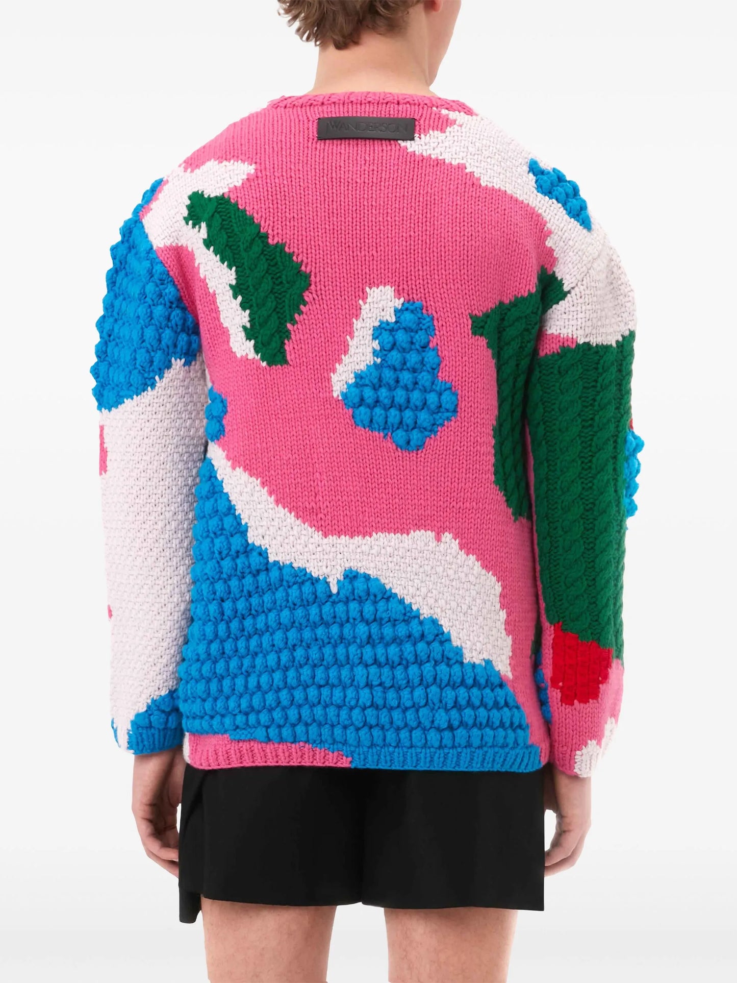 cut-out crochet jumper