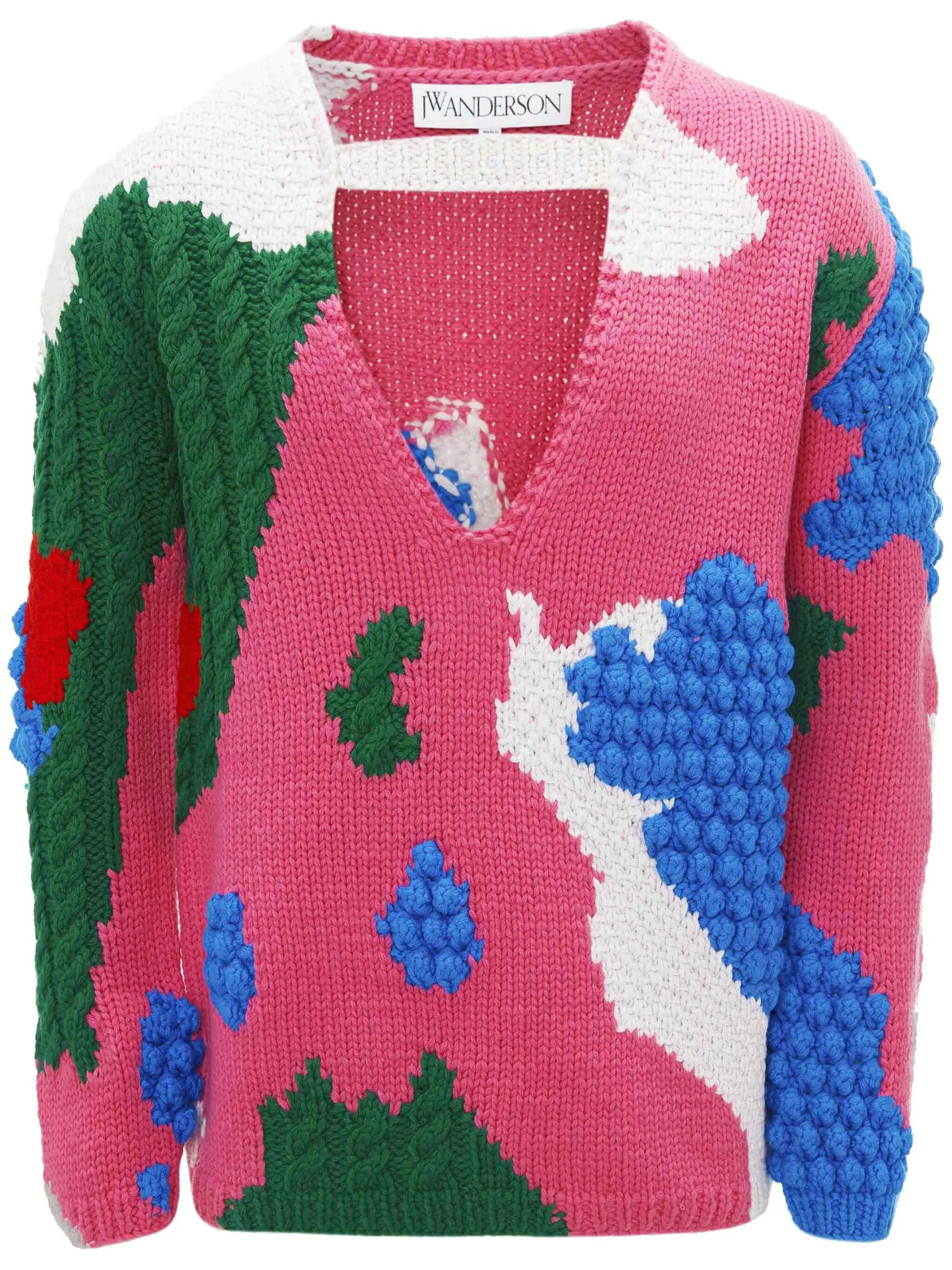 cut-out crochet jumper