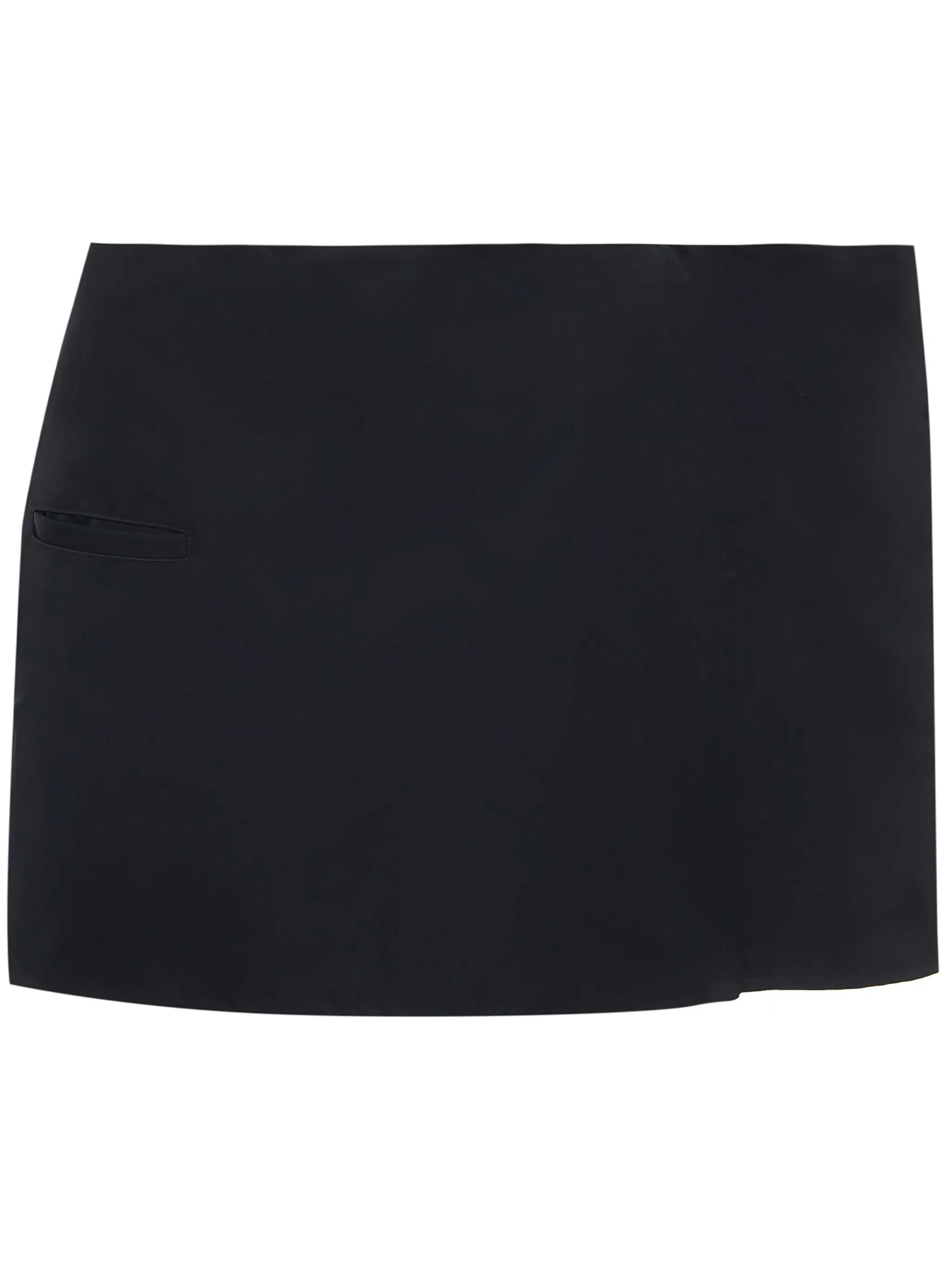 side-panel mid-rise miniskirt