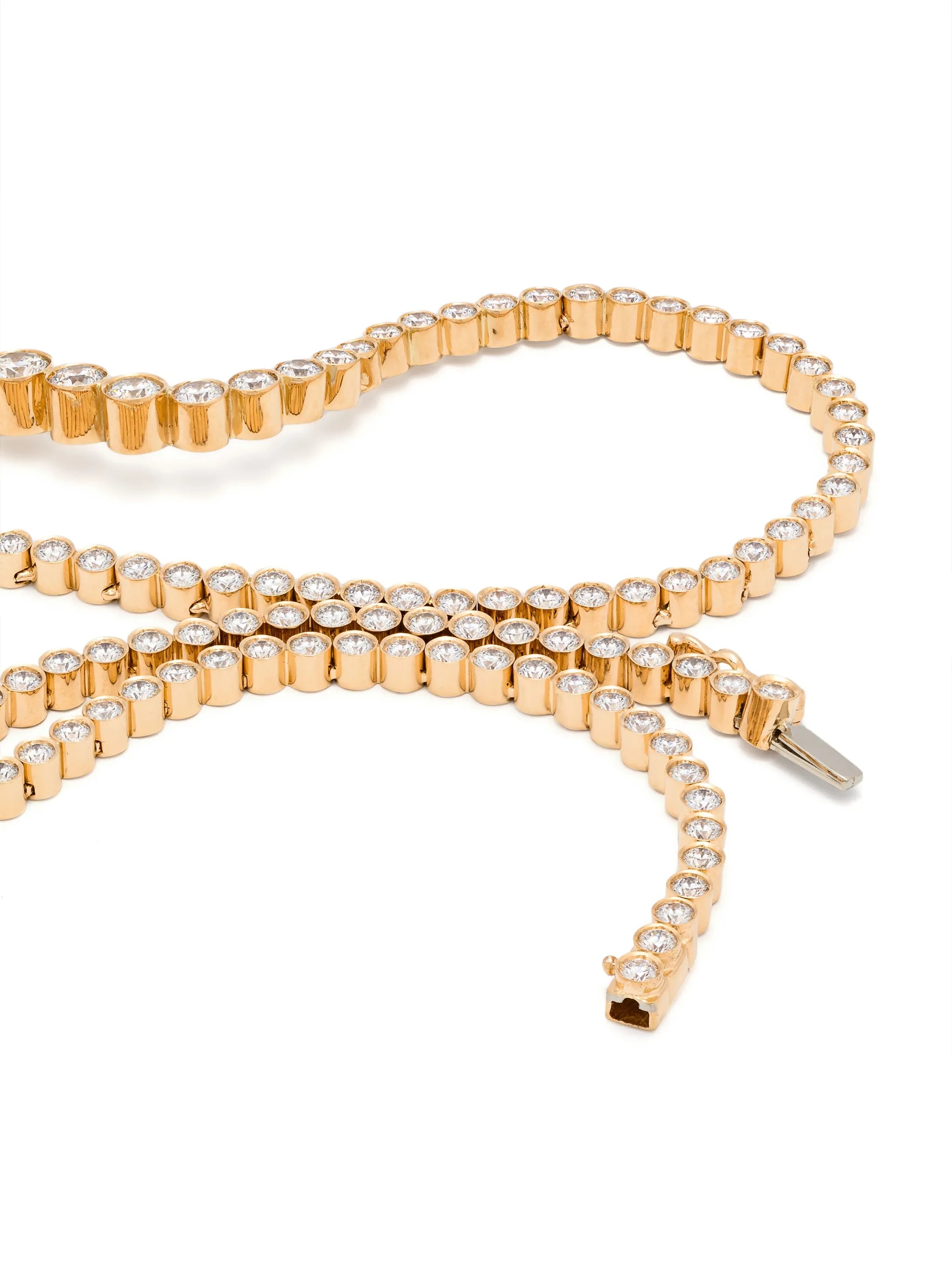 18kt yellow gold Collier d'Ocean Royal diamond neckace