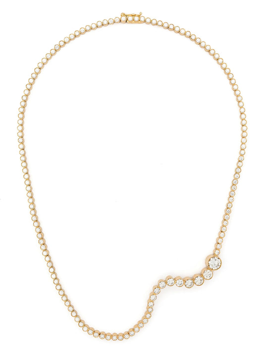 18kt yellow gold Collier d'Ocean Royal diamond neckace