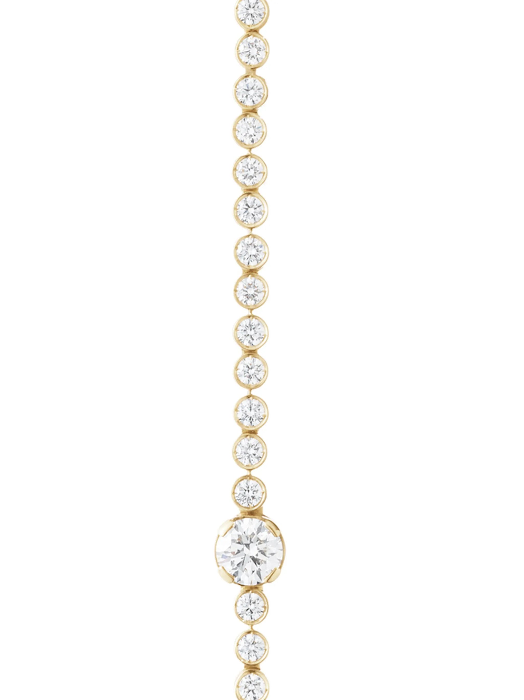18kt recycled yellow gold Ciel De Diamant diamond earrings