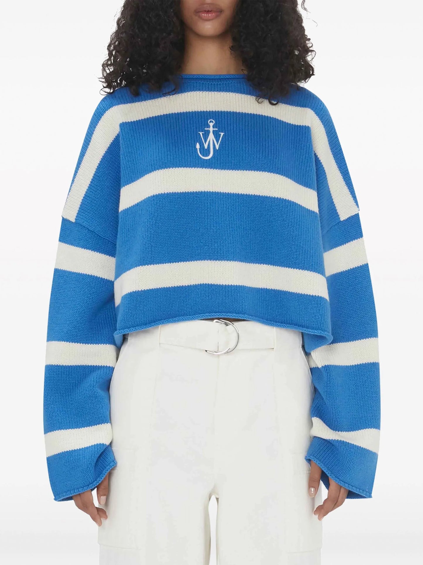 striped cropped jumper
