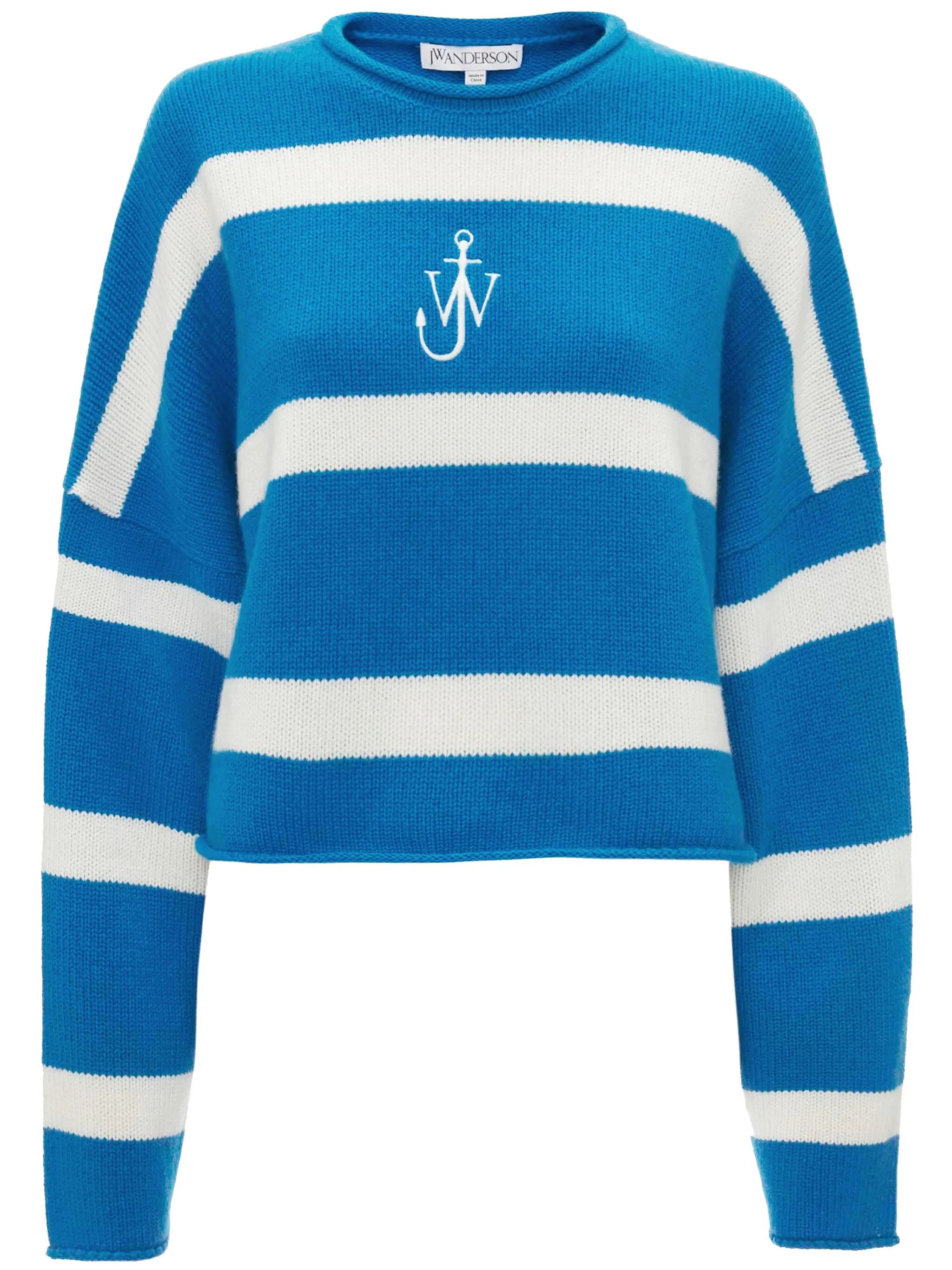 striped cropped jumper