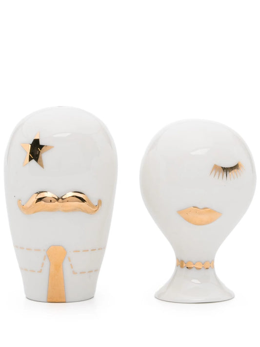 Mr. & Mrs. Muse salt and pepper set (set of two)
