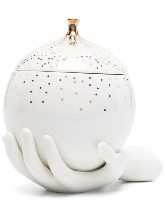 Gilded Eve ceramic box