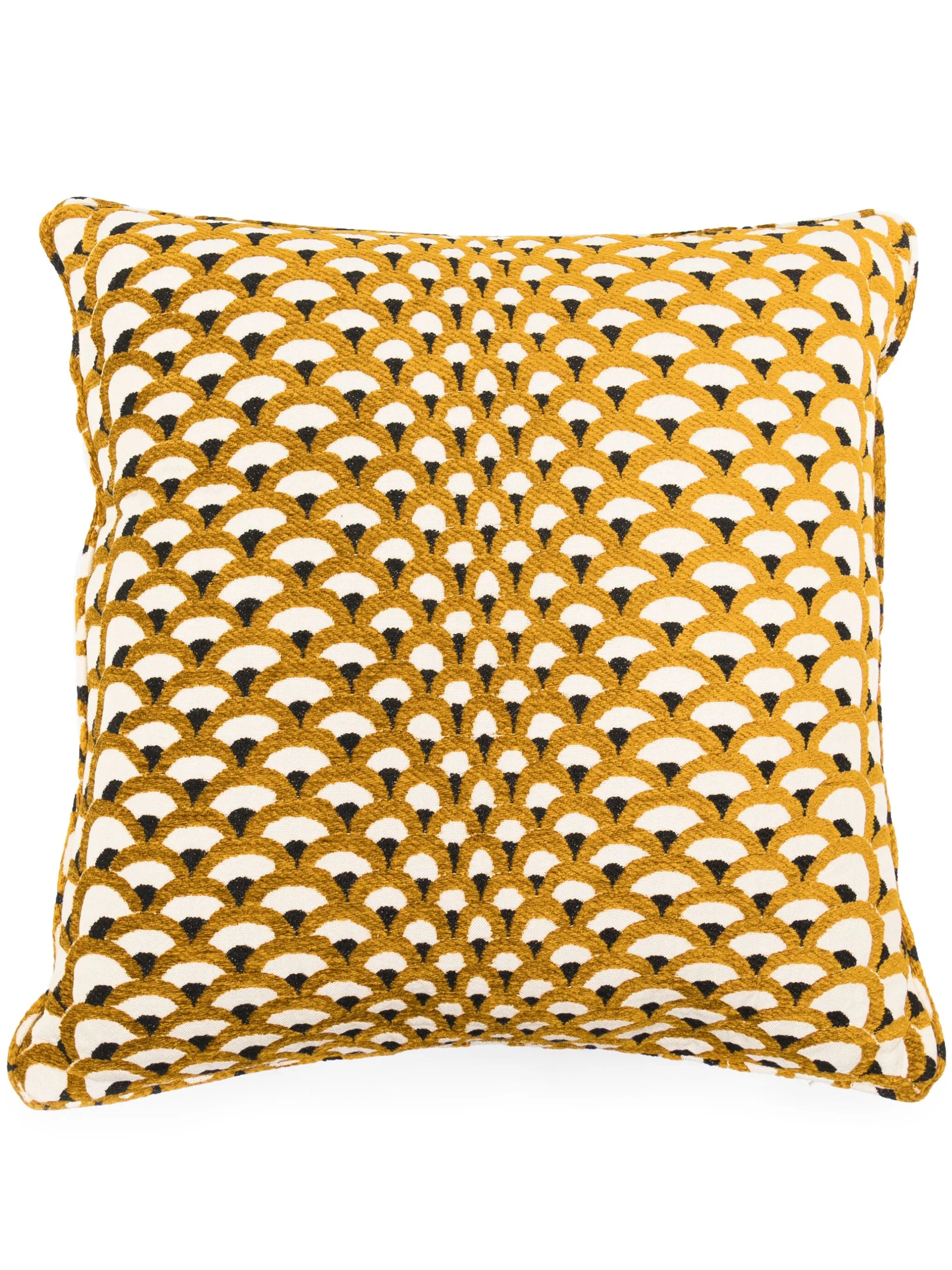 x Pierre Frey Les Ecailles patterned-jacquard cushion