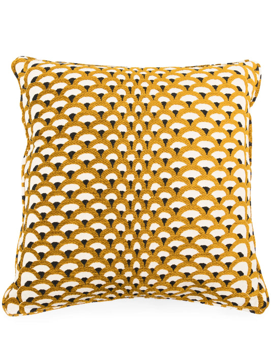 x Pierre Frey Les Ecailles patterned-jacquard cushion