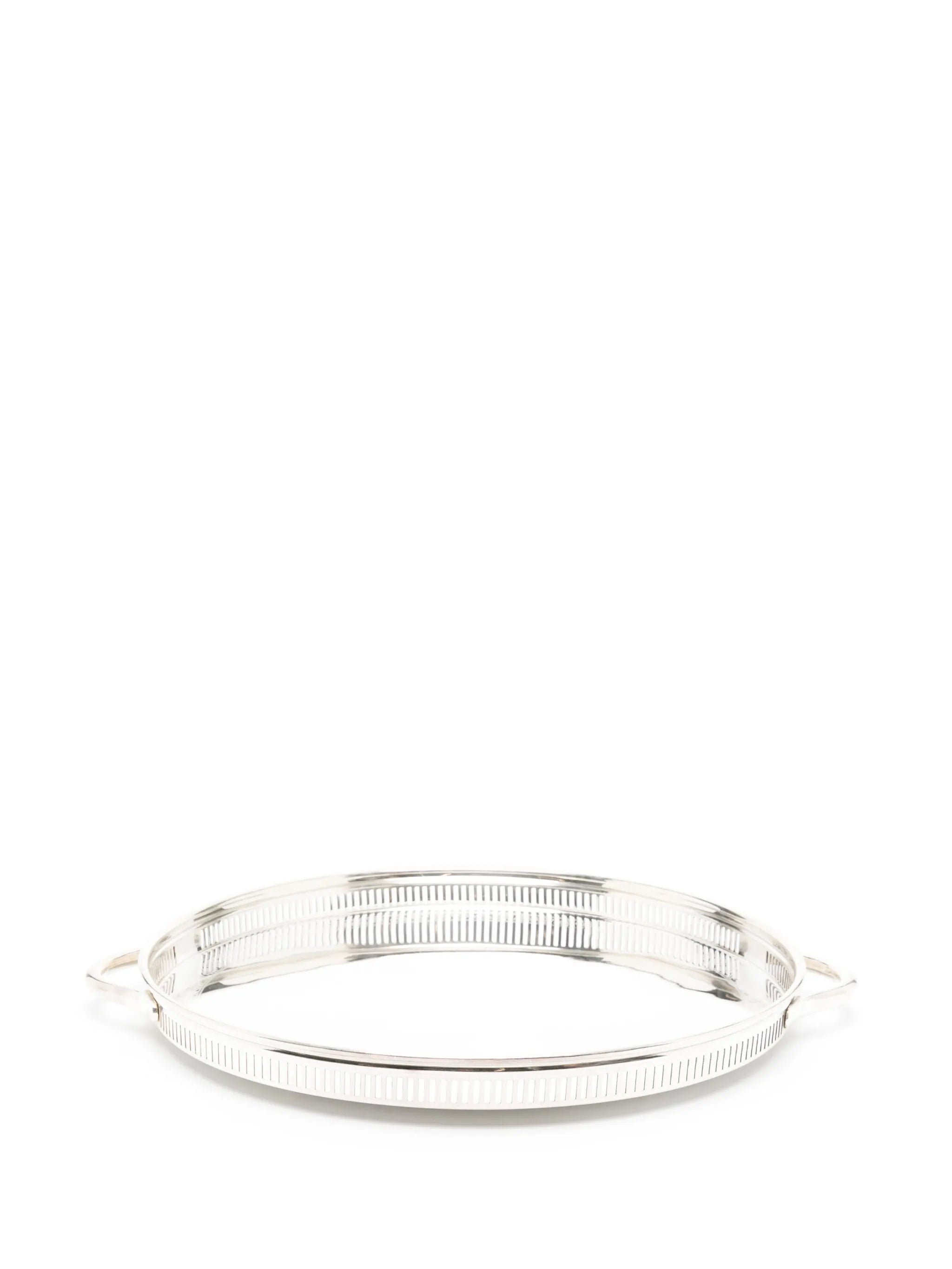 Rochester engraved silver tray