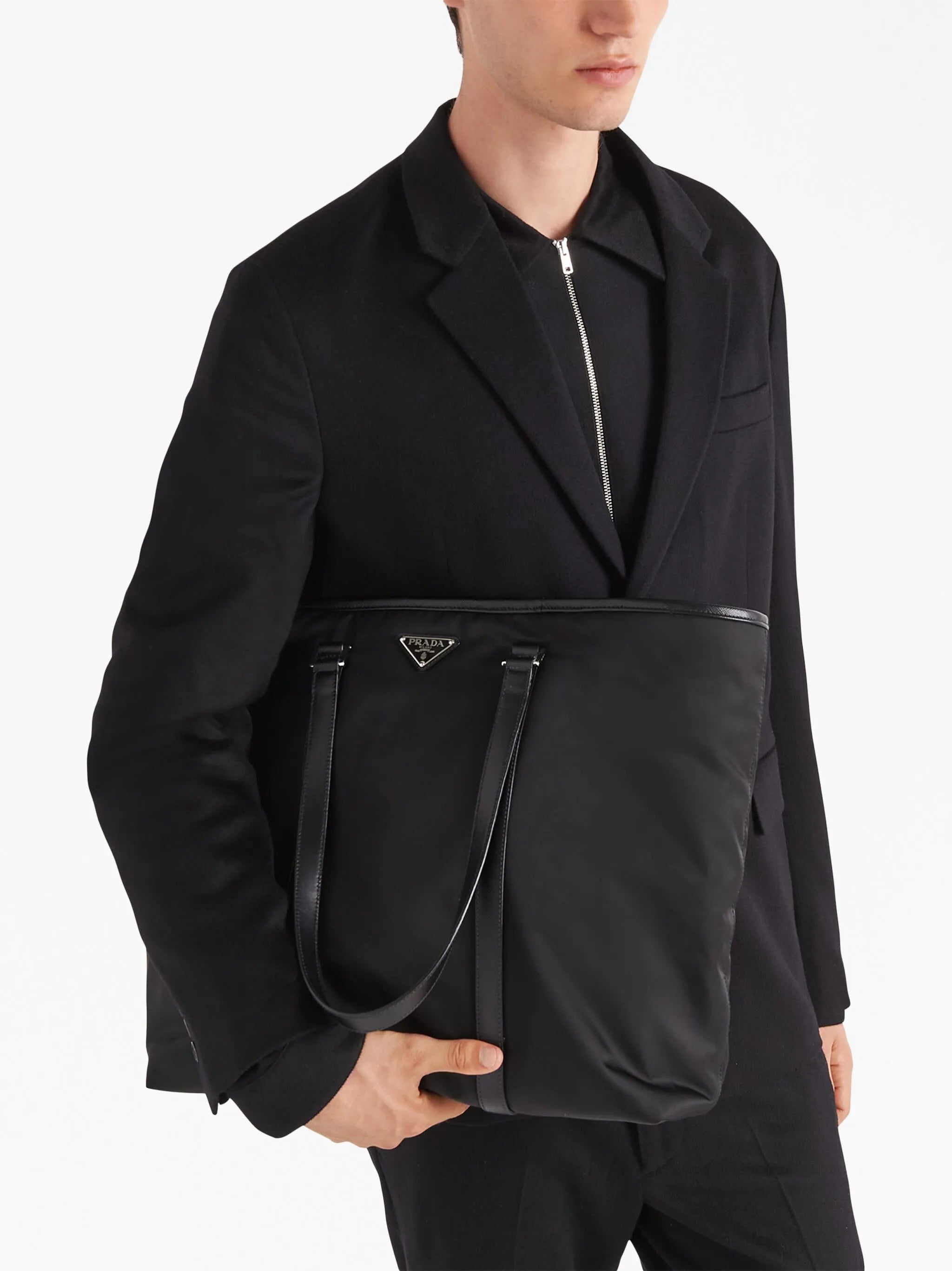 logo-plaque tote bag